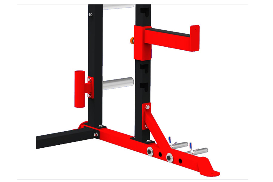 Warrior Elite 1.0 Power Rack Squat Cage for Home Gym - Heavy Duty Strength Training Equipment for Weightlifting & CrossFit - Perfect for Garage Gym & Personal Fitness Studio