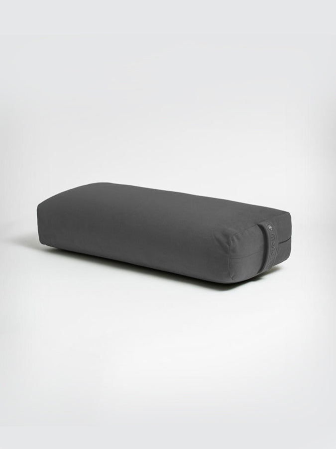 Manduka Rectangular Enlight Technology Meditation Bolster Cushion - Premium Yoga Support for Back, Hips & Knees - Ideal for Meditation, Yin Yoga & Home Relaxation