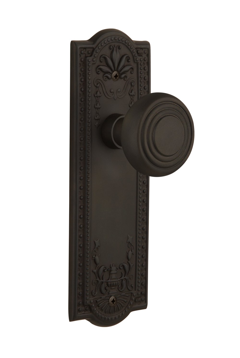 Nostalgic Warehouse Meadows Plate with Deco Knob for Privacy - 2.375