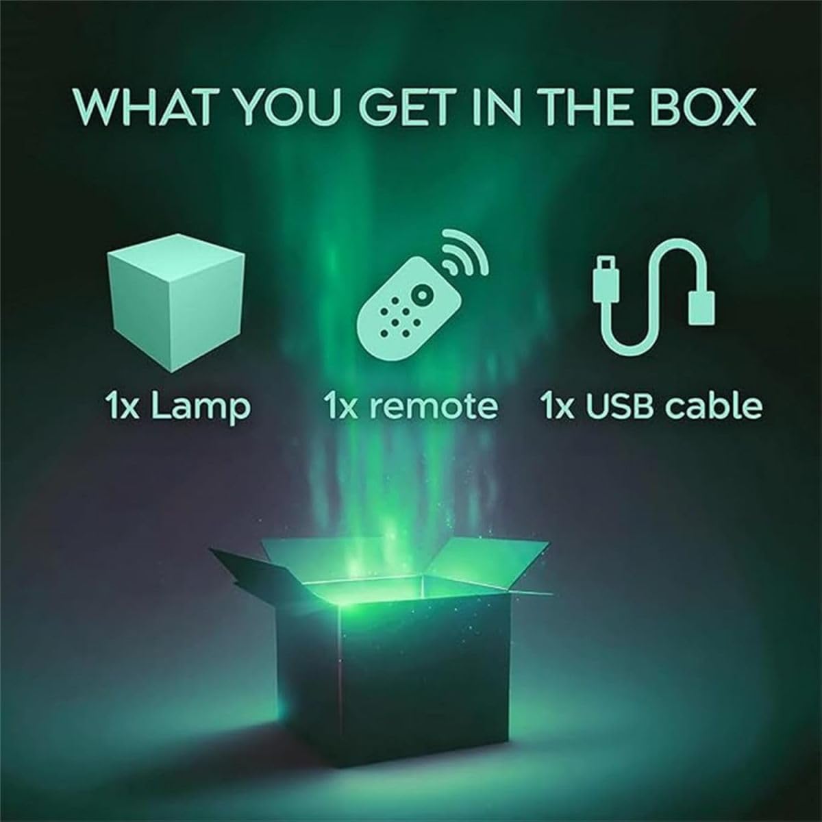 Midnight Aura Lamp - Halosphere Mood Light with Remote Control | Waterproof Northern Lights Cube for Bathroom, Bedroom & Meditation | Stress Relief Night Light for Relaxation & Sleep Therapy
