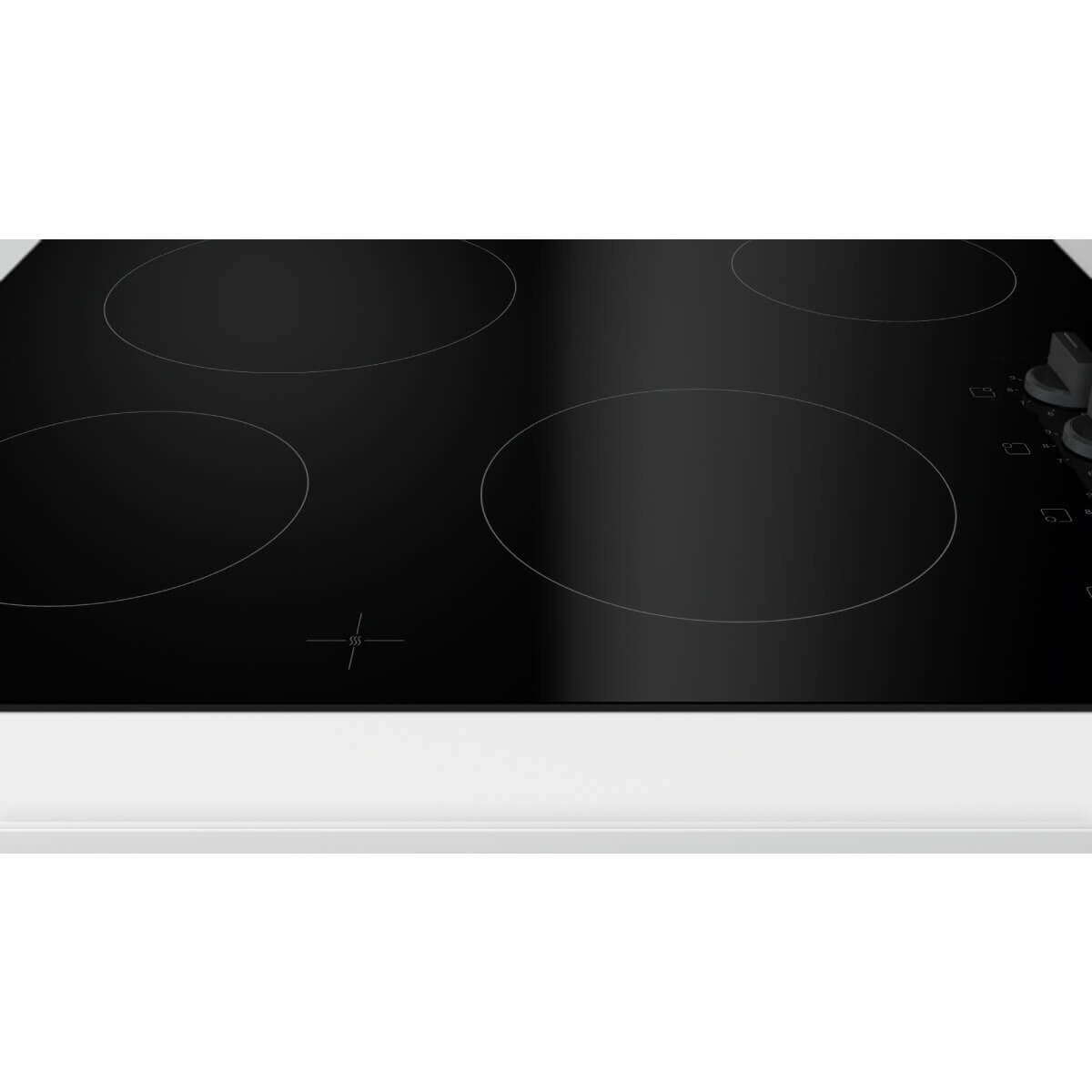 Bosch Serie 2 60cm Ceramic Cooktop PKE611CA2A - 4 Zone Induction Hob with Touch Control for Modern Kitchens | Perfect for Home Cooking, Baking & Entertaining