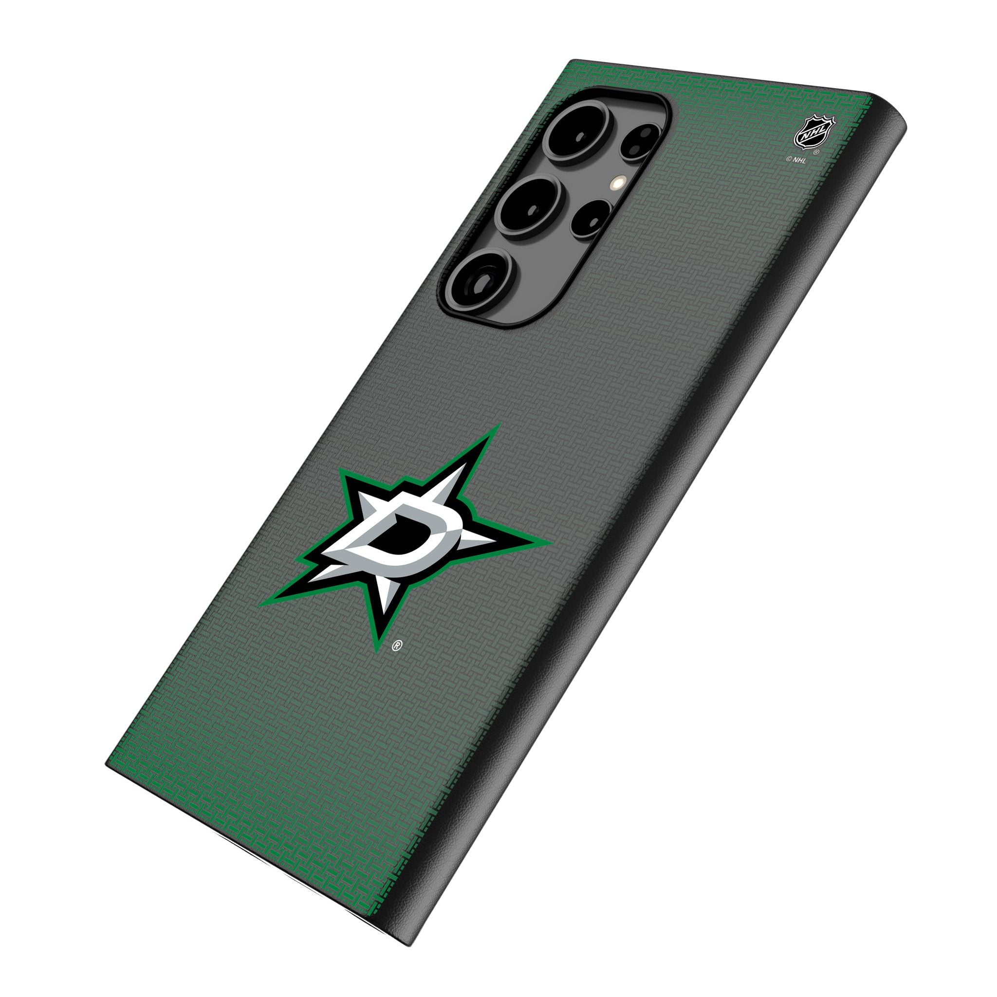 Dallas Stars MagSafe Compatible Phone Case for Samsung Galaxy - Premium Linen Design for Everyday Protection & Style | Perfect for Work, Travel & Sports Fans