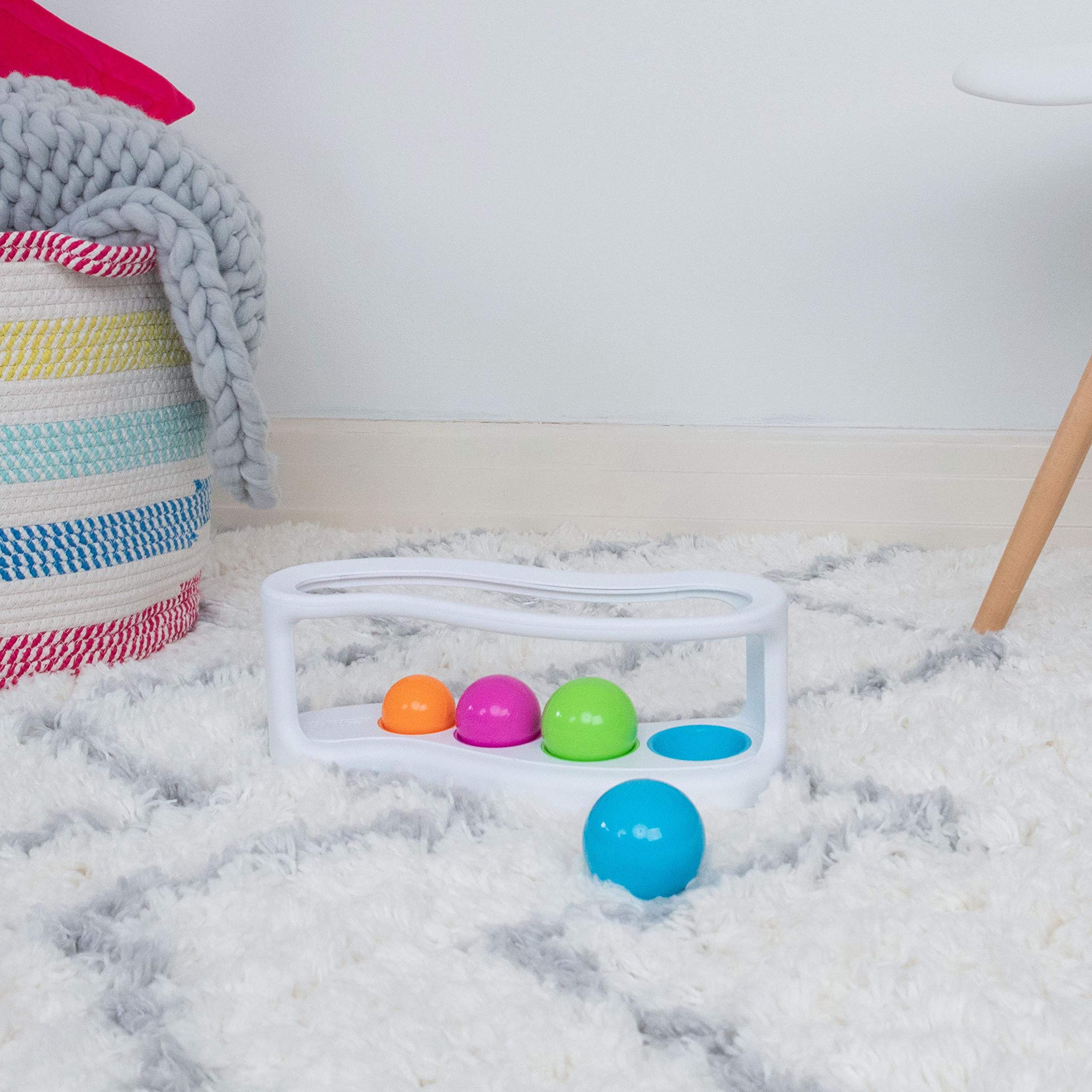 Fat Brain Toys FA224-1 Marble Run - STEM Educational Building Toy for Kids Ages 4+ | Fun Gravity Maze Game for Indoor Play & Learning Activities
