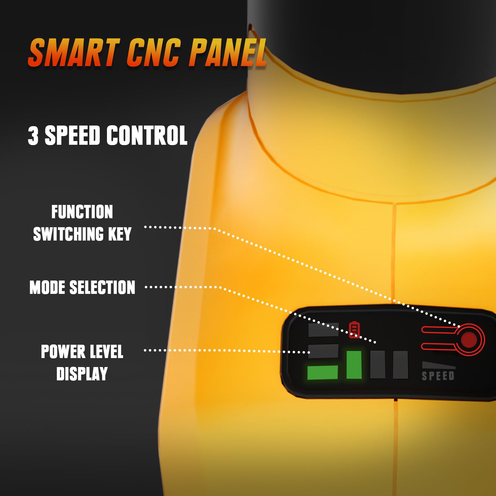 20V Max Cordless Angle Grinder - 4-1/2 Inch 8500 RPM Brushless Motor, Compatible with DeWalt Battery (Battery Not Included), Includes Cutting Wheel & Pin Wrench - Perfect for Metal Cutting, Wood Polishing & Thin Steel Work in Construction, DIY & Home Improvement Projects