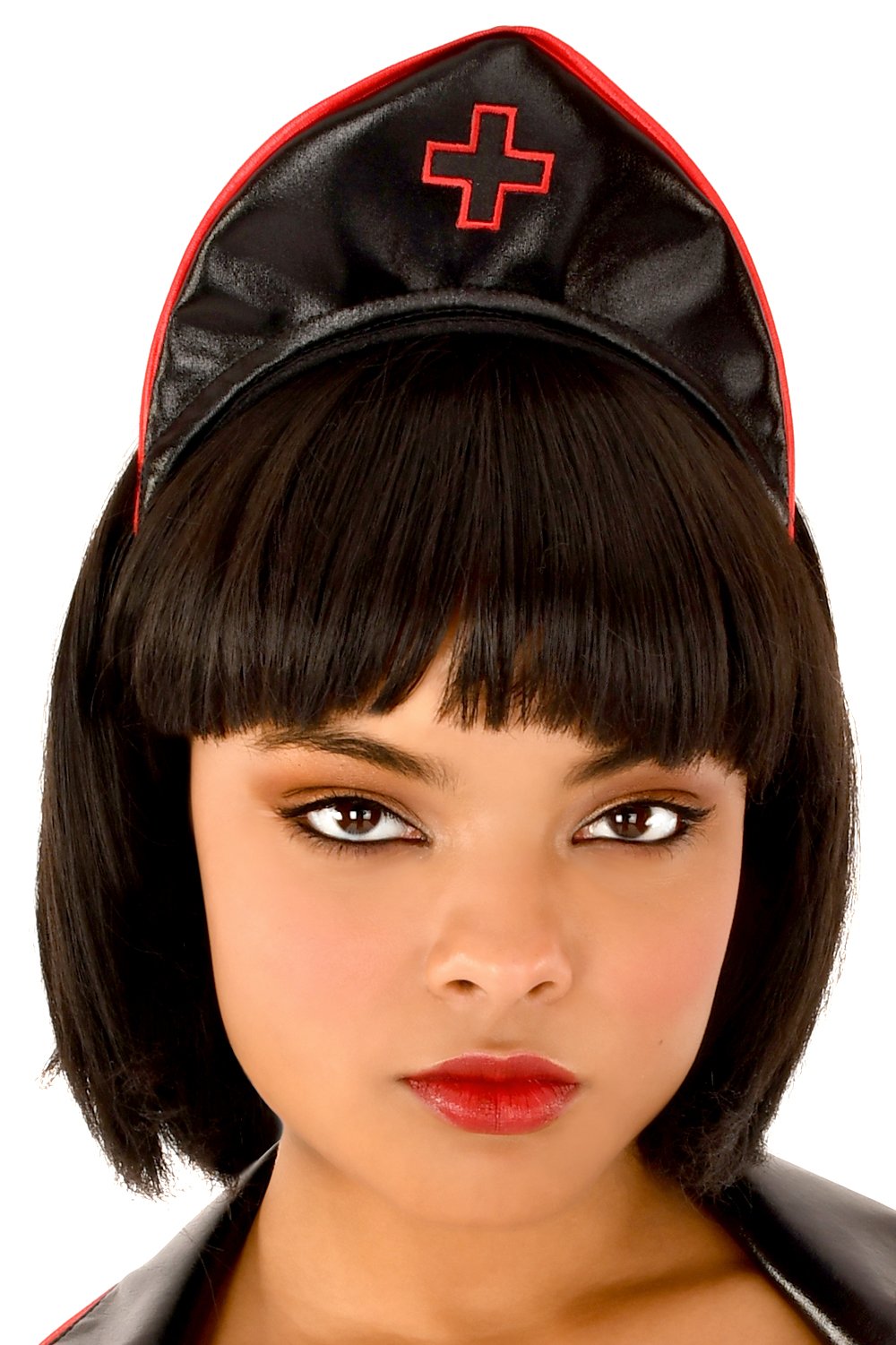 Nasty Nurse Hat 2 - Halloween Costume Accessory for Adults | Scary Medical Role Play & Cosplay | Perfect for Halloween Parties, Haunted Houses & Themed Events