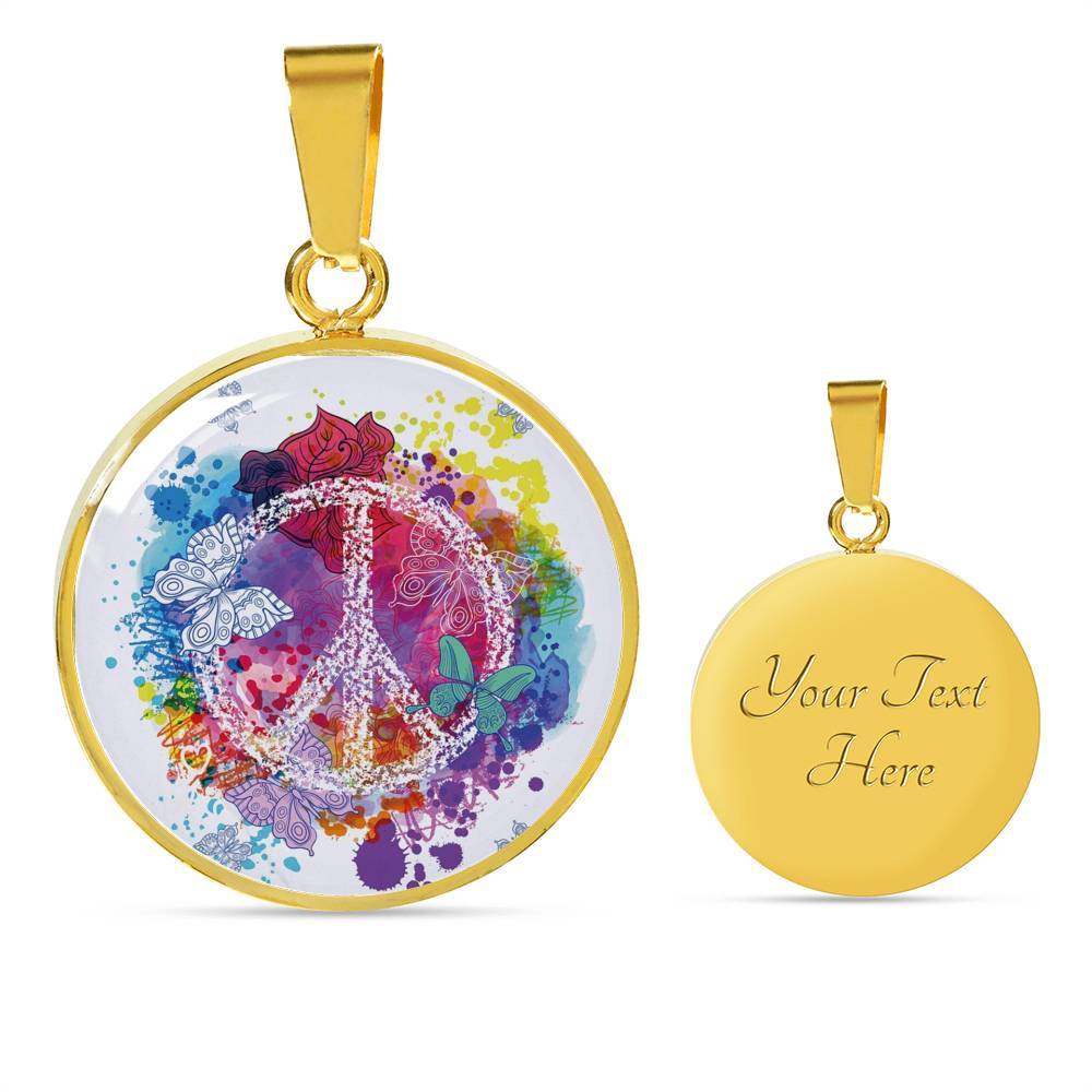 Peace on the Beach Necklace - Dainty Sea Shell Pendant Jewelry for Women | Perfect for Beach Vacations, Summer Outfits & Boho Style
