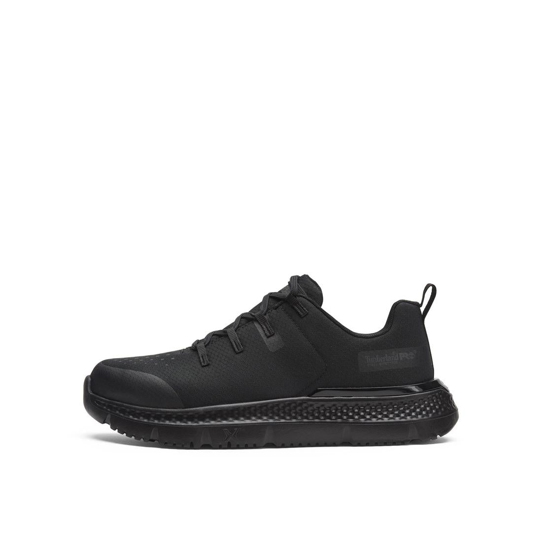 Intercept Steel Toe Oxford Work Shoes for Men - Black Safety Shoes for Construction & Industrial Work | Comfortable & Durable Work Boots