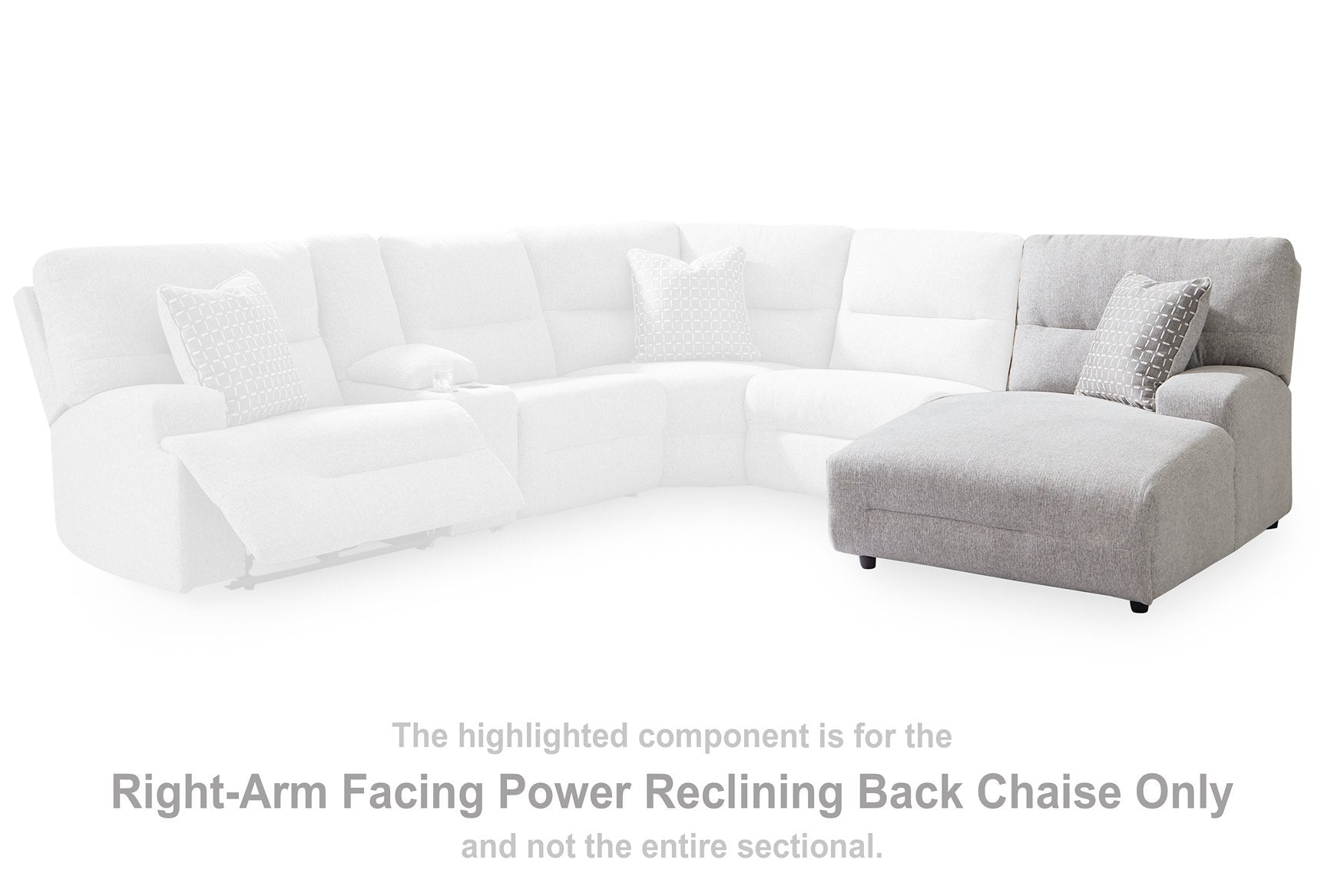 Acklen Place Power Reclining Sectional Sofa with Chaise Lounge - Modern Recliner Living Room Furniture for Home Theater & Family Relaxation