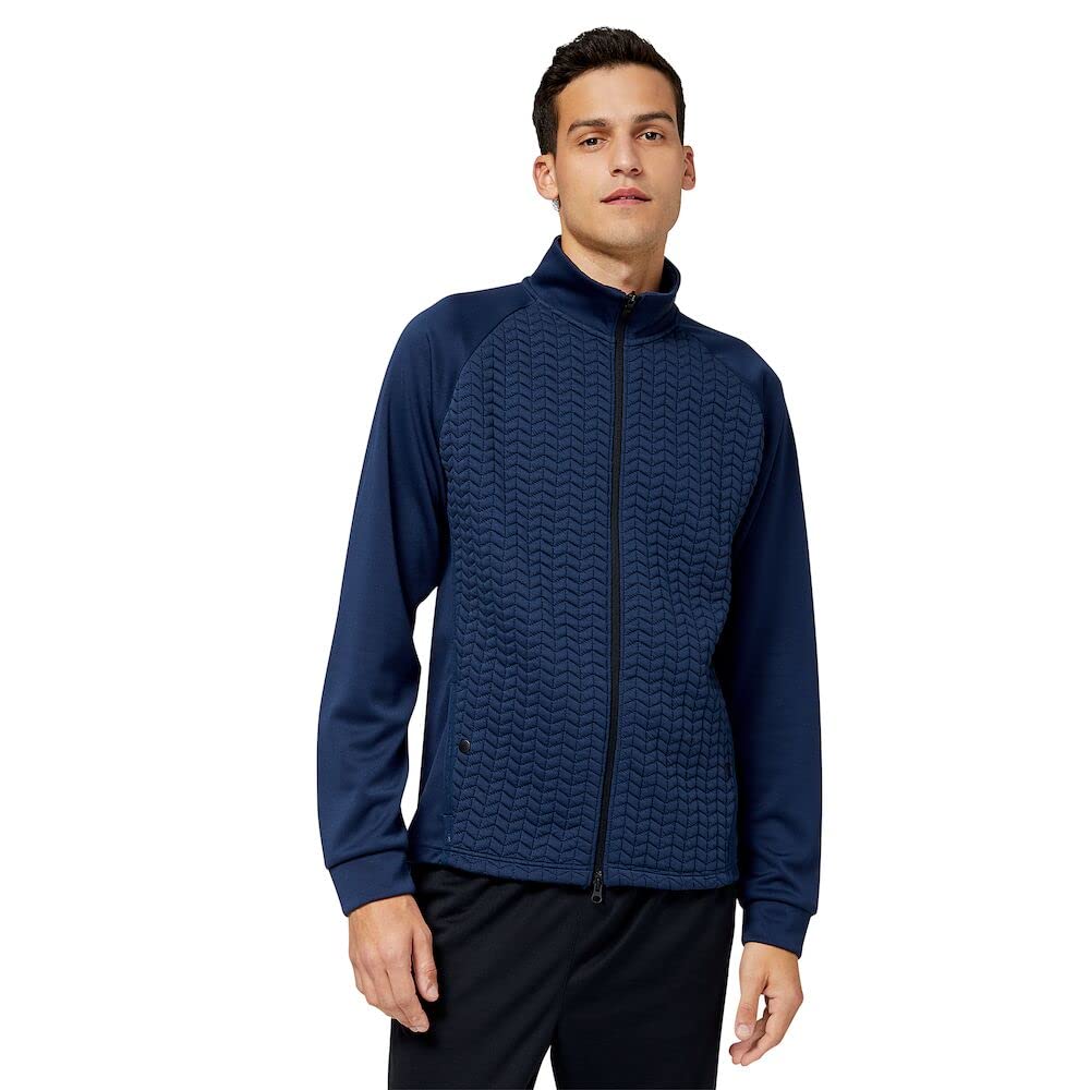 New Balance Men's NB Heat Loft Full Zip Jacket - Lightweight Running & Training Hoodie for Outdoor Sports & Casual Wear