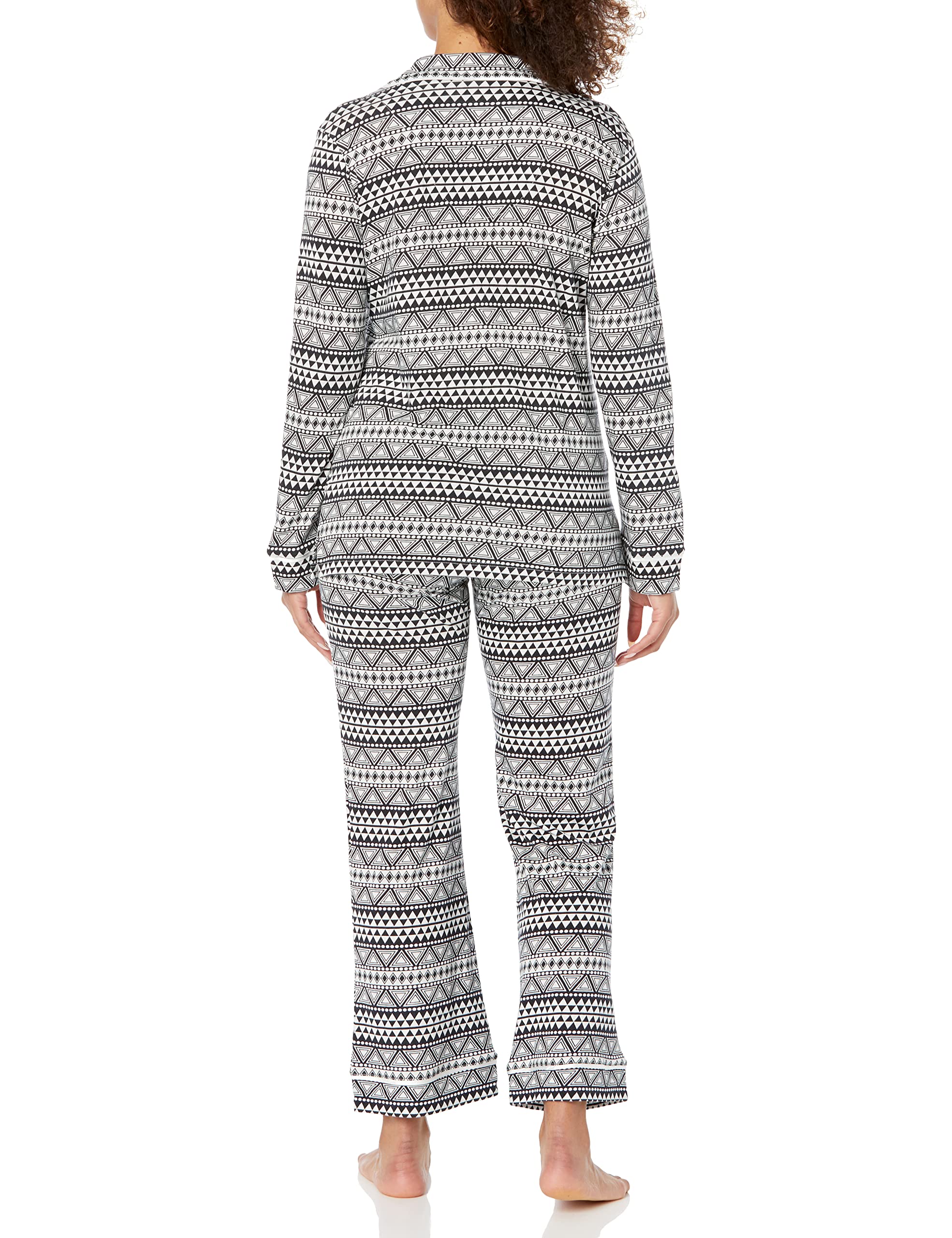 Cosabella Women's Bella Printed Long Sleeve Pajama Set - Soft Cotton Sleepwear for Women, Lounge Pajamas for Relaxing at Home or Traveling