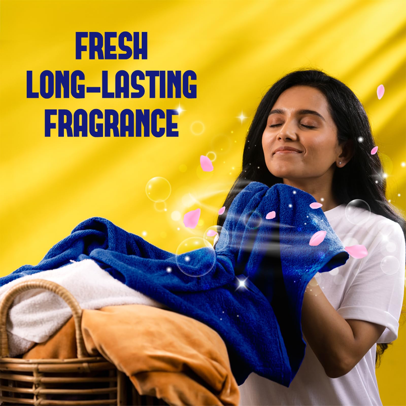 Godrej Fab Liquid Detergent Refill Pouch 3.2L for Washing Machine - High Efficiency Laundry Detergent for All Fabrics | Perfect for Large Loads, Deep Cleaning & Stain Removal