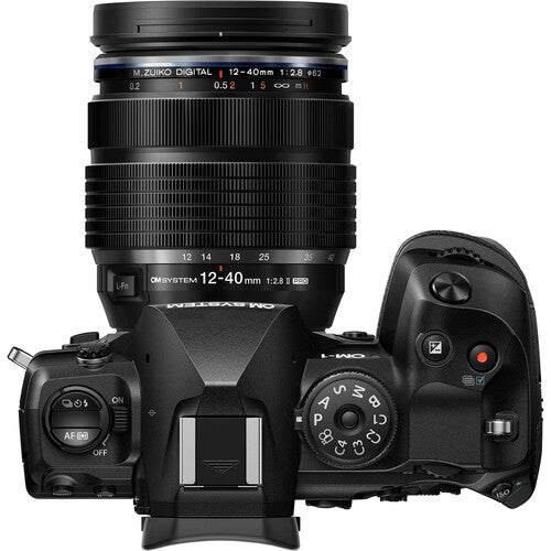 OM SYSTEM OM-1 Mark II Mirrorless Camera with 12-40mm f/2.8 PRO Lens - Professional Photography for Travel, Wildlife & Action Shots