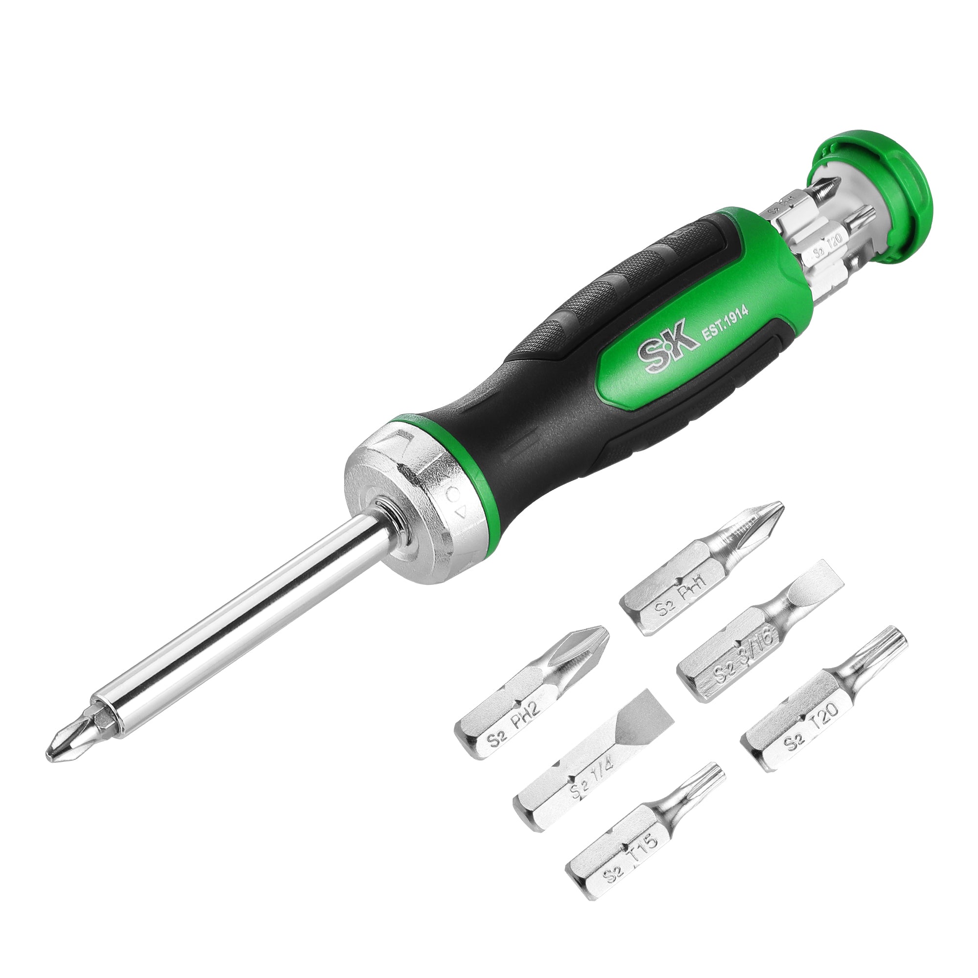 7-in-1 Multi-bit Reversible Ratcheting Screwdriver with 216 Positions - Perfect for Home Repairs, DIY Projects & Professional Use