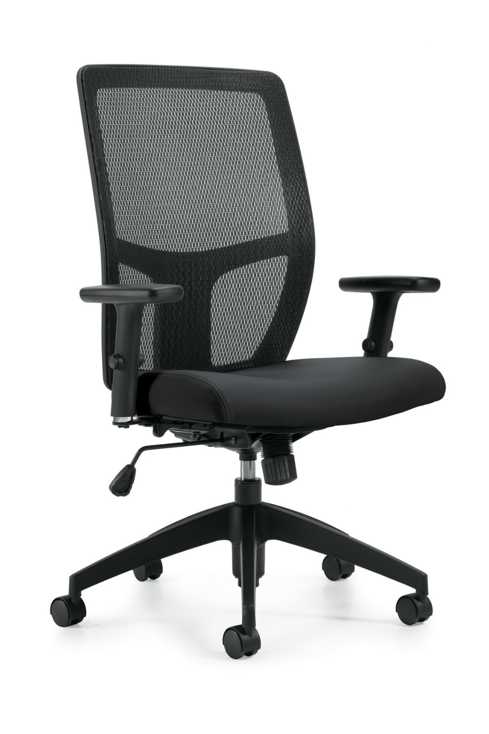 Adjustable Mesh Back Synchro Tilter Office Chair with T-Arms - Ergonomic Support for Long Hours - Perfect for Home Office, Gaming & Workspaces (OTG3191)