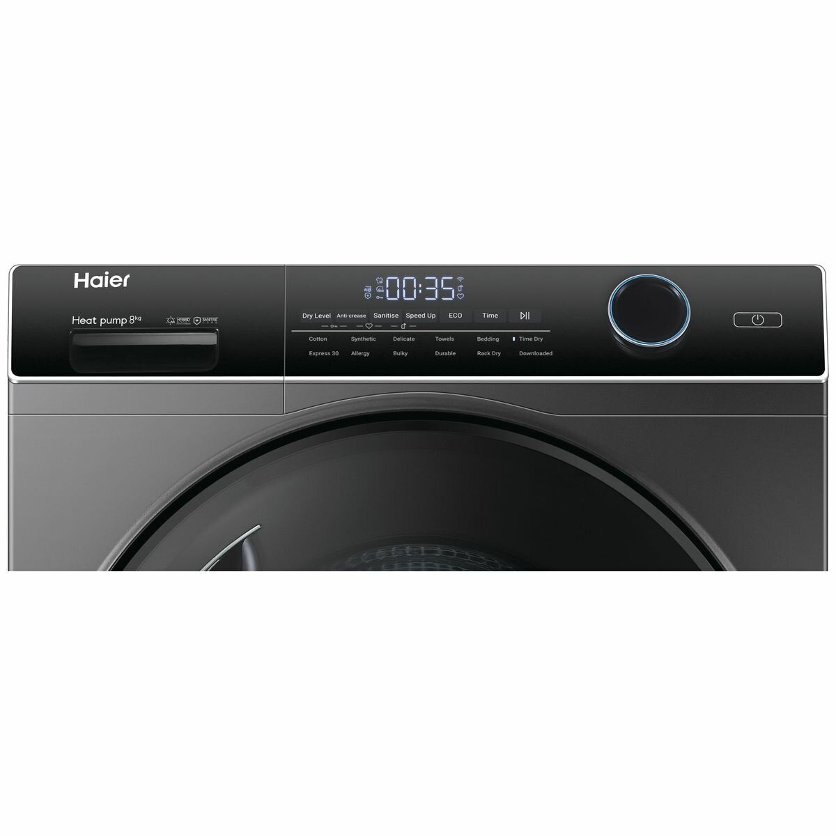 Haier 500 Series 8kg Heat Pump Dryer HDHP80ANB1 - Energy Efficient, Quiet Laundry Appliance for Home & Apartment Use