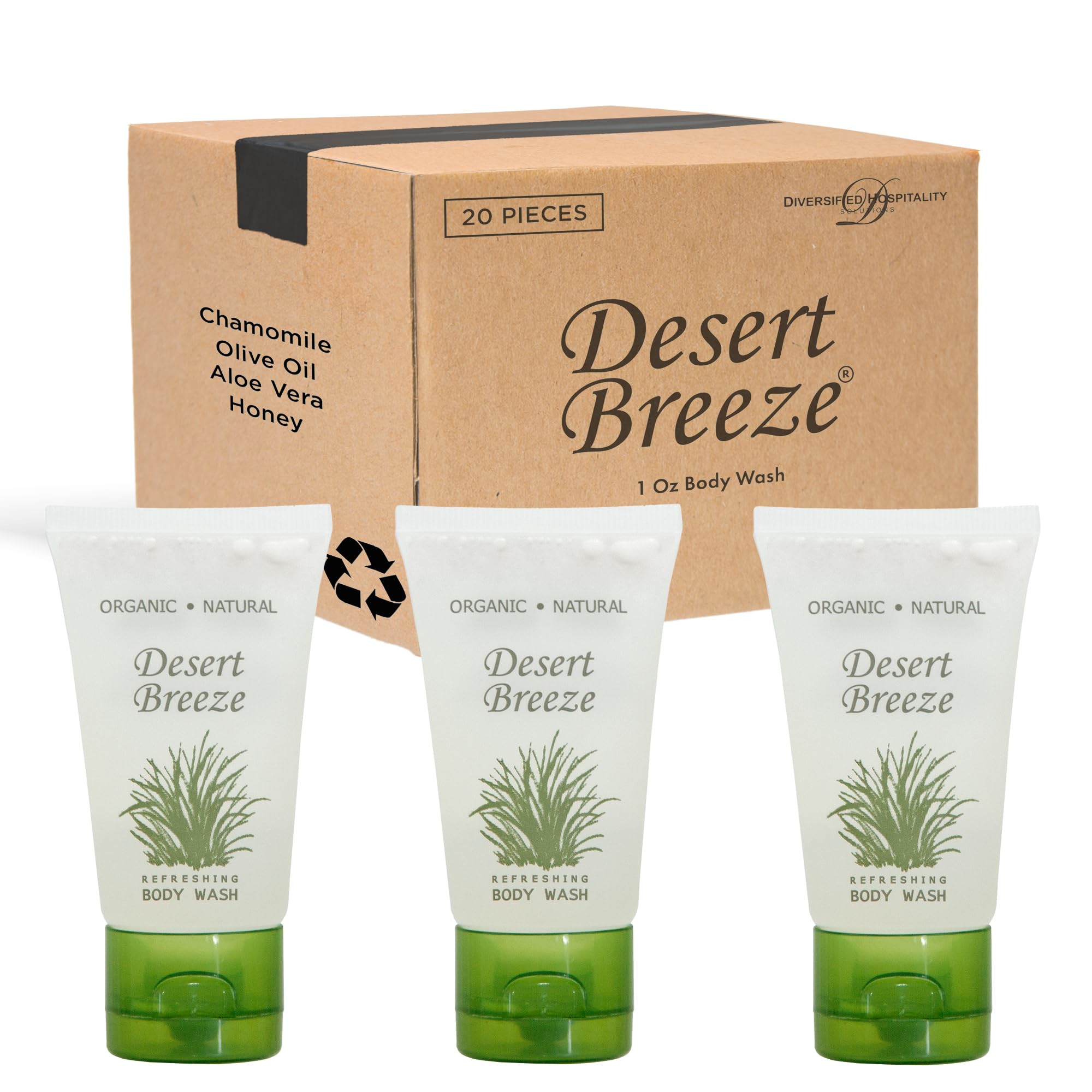 Travel Size Shampoo, Conditioner & Body Wash Set - 1 oz Flip Top Bottles (Pack of 20) | Perfect for Hotels, Gyms, Travel & Emergency Kits