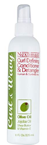 Next Image Curl Defining Conditioner & Detangler - Pack of 4 | Hydrating Leave-In Treatment for Curly Hair | Perfect for Daily Use & Salon Styling