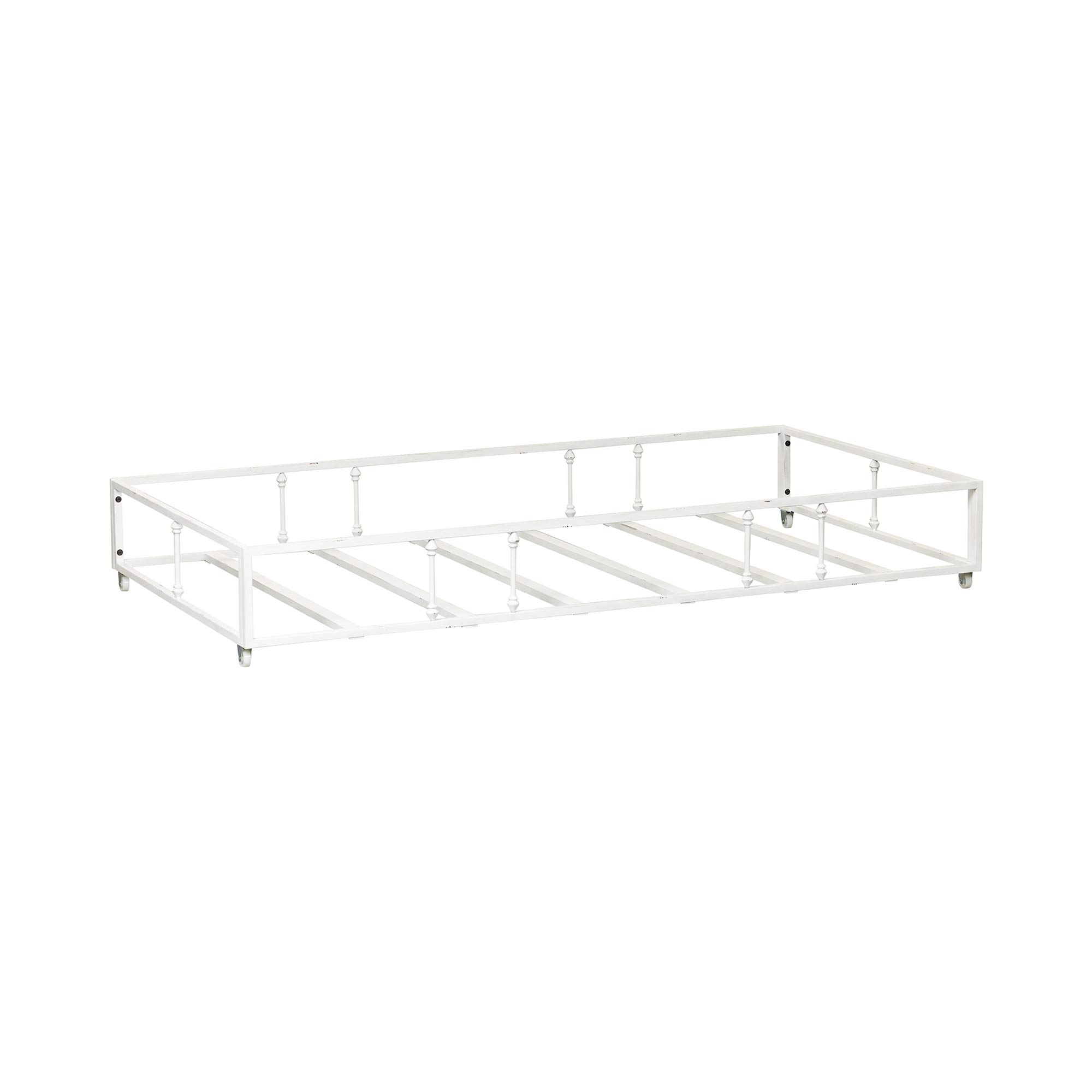 Liberty Furniture Industries Vintage Series Trundle Bed with Metal Frame - Perfect for Guest Rooms, Kids' Rooms & Small Spaces