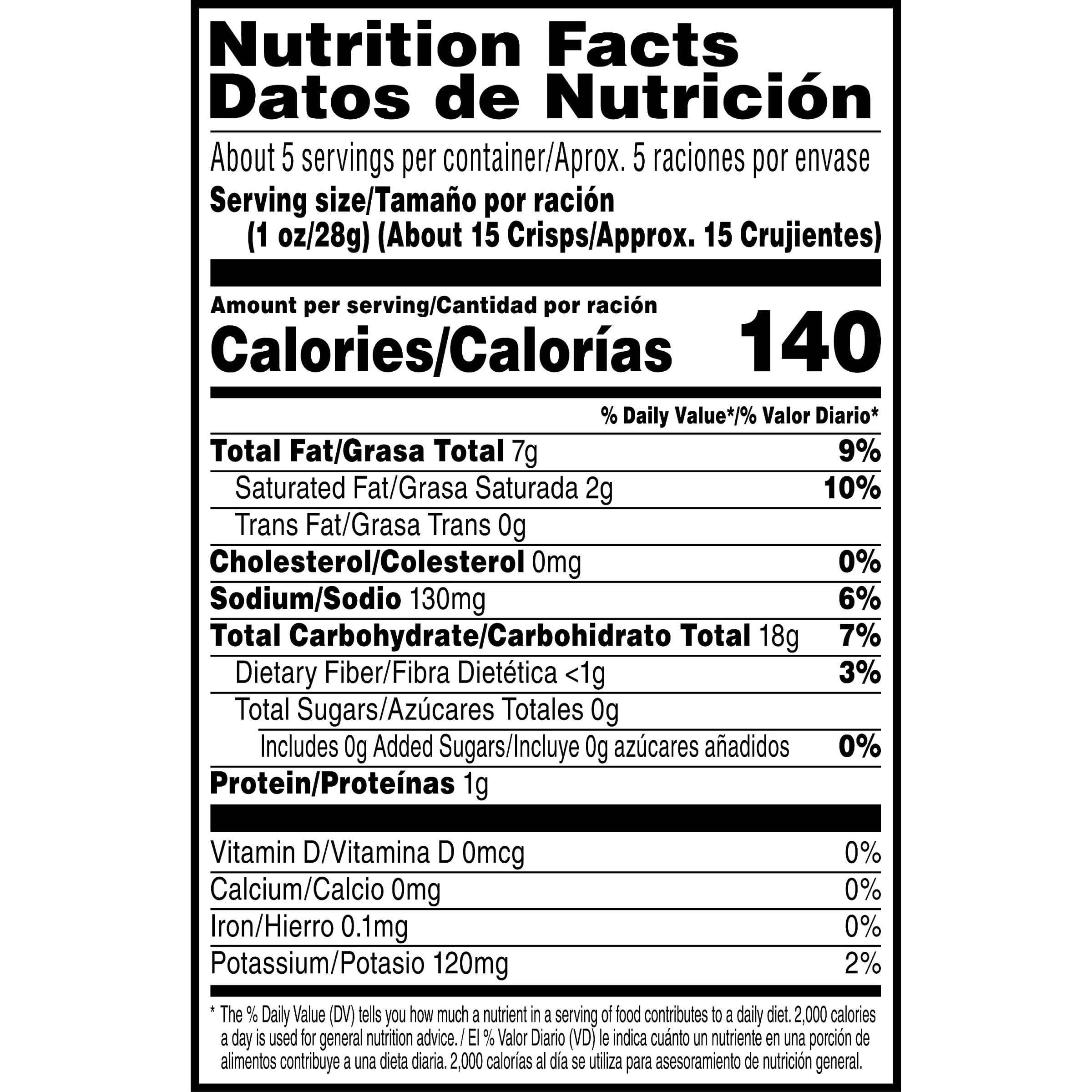 Pringles Reduced Fat Potato Crisps Chips - 4.9oz Can (Pack of 1) | Healthy Lunch Snacks, On-The-Go Snacking for Work, School & Travel | Low Fat Crunchy Treat