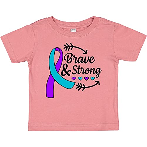 Brave & Strong Suicide Prevention Baby T-Shirt for Awareness
