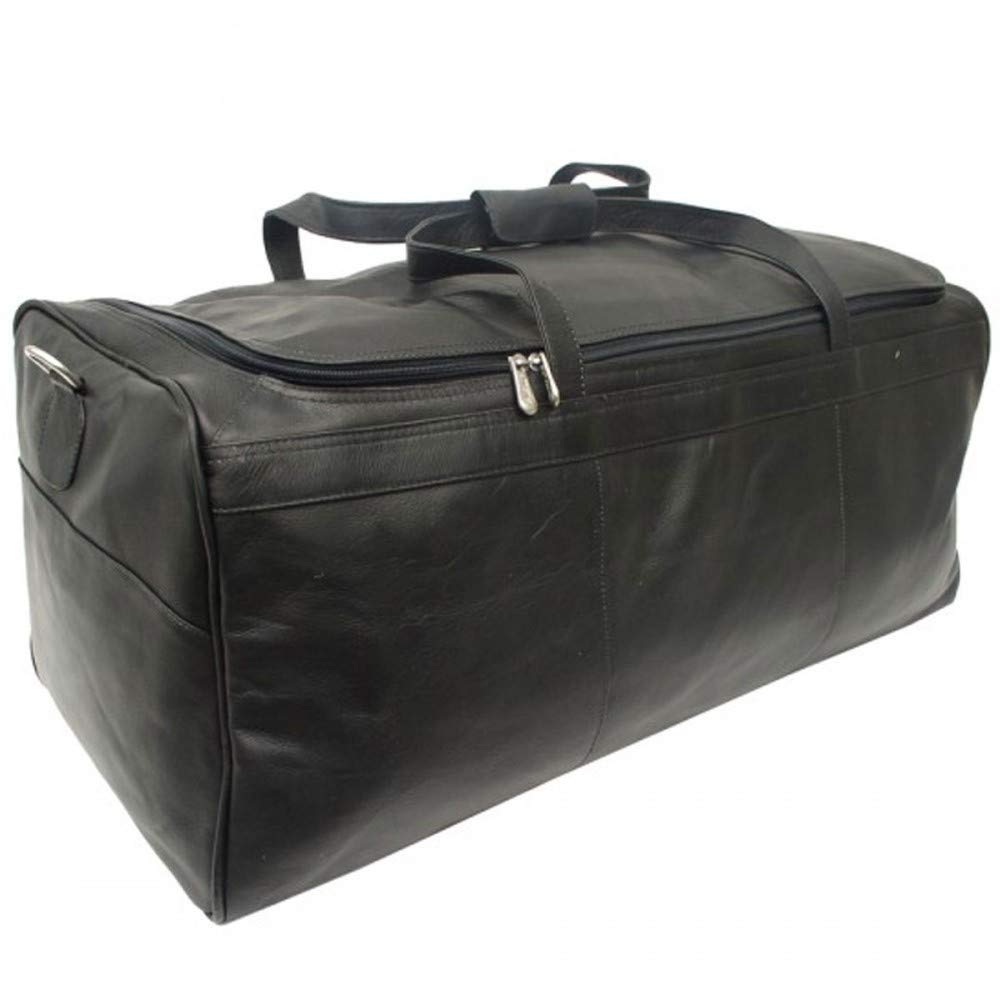 Traveler's Select Large Durable Duffel Bag for Gym, Travel & Sports - Black One Size Carry-On Luggage for Men & Women