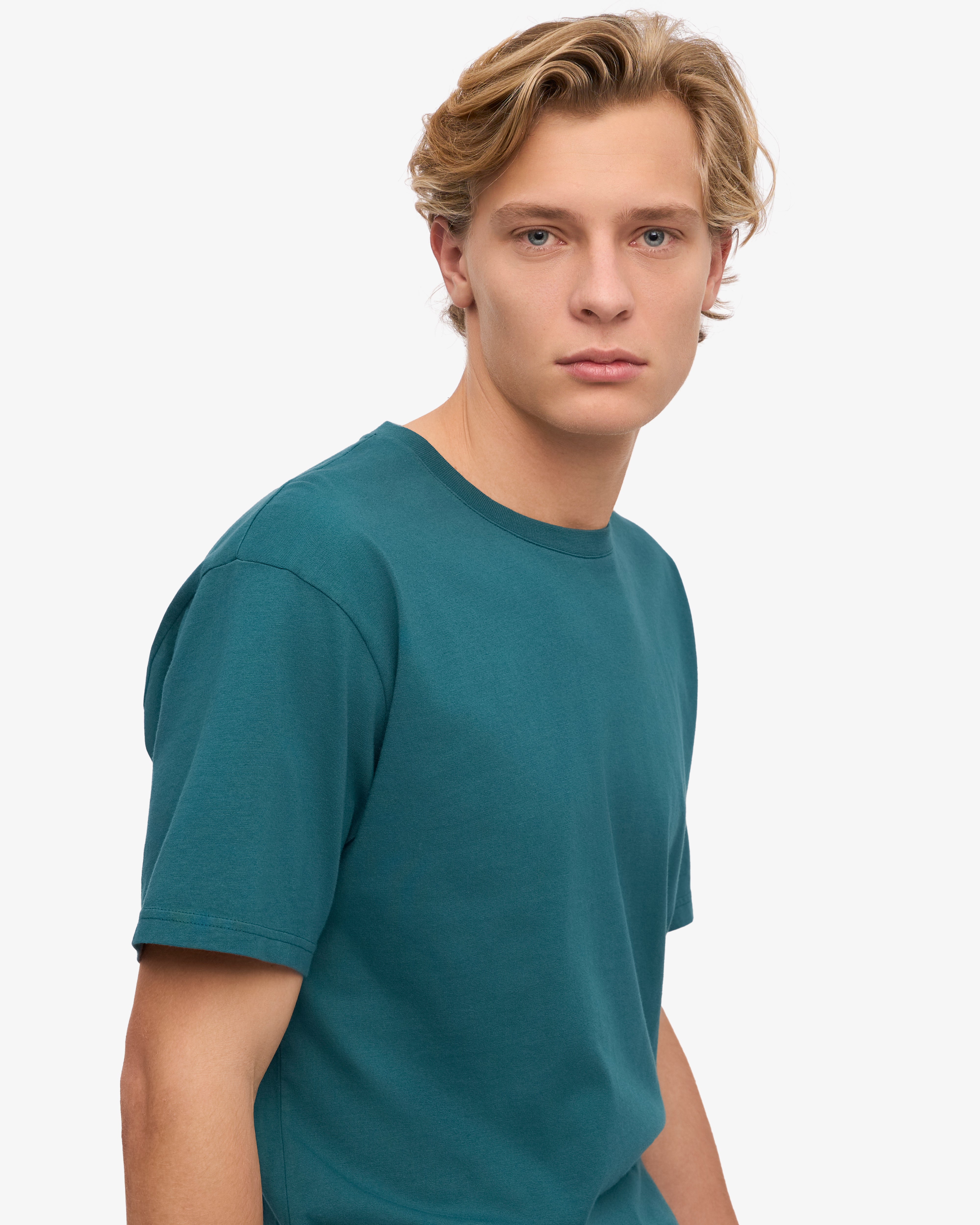 Classic Organic Cotton T-Shirt for Men & Women | Soft Eco-Friendly Tee in Ocean Green | Perfect for Casual Wear, Gym & Outdoor Activities