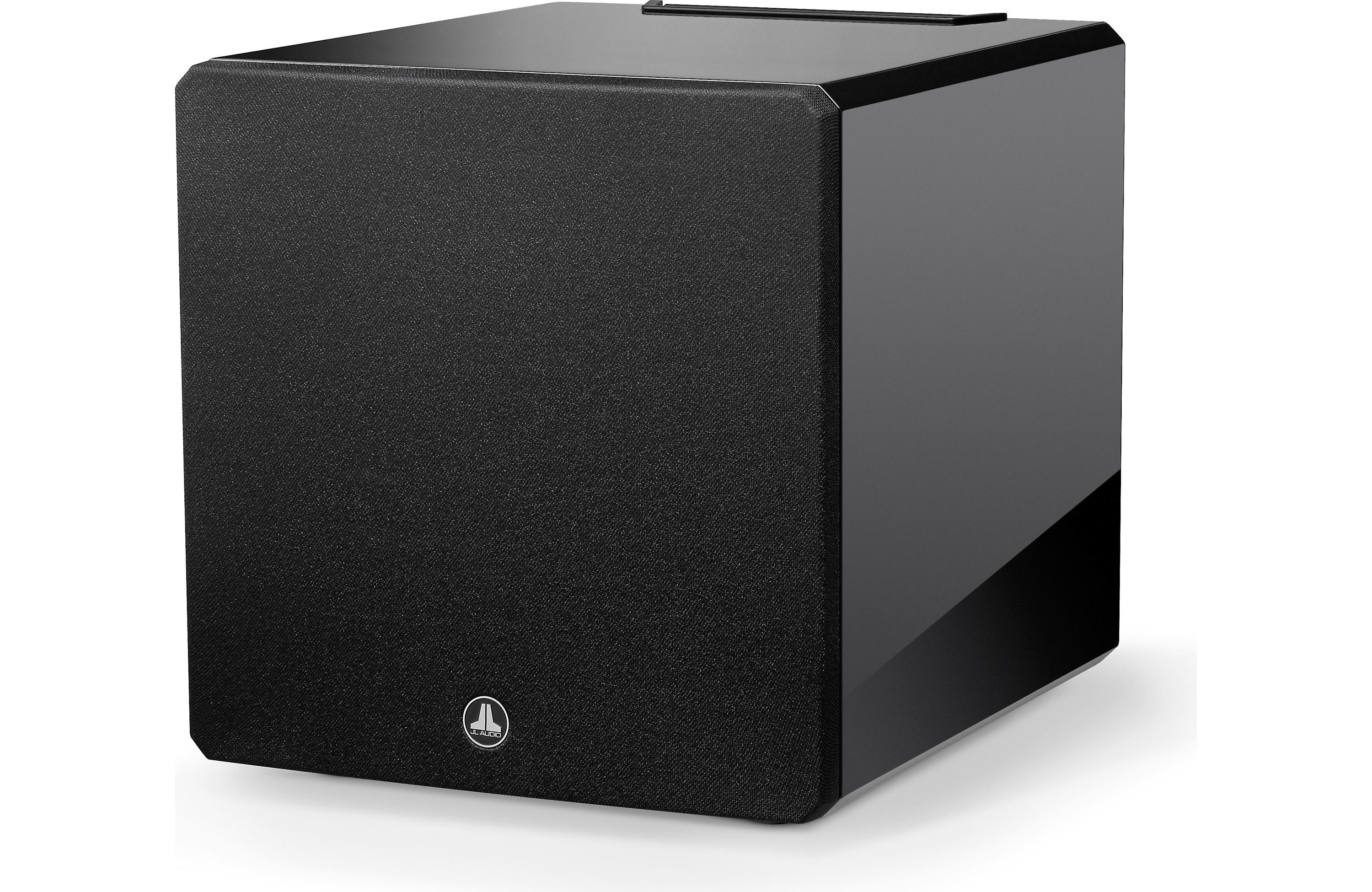 JL Audio E-SUB112-GLOSS 12-Inch 500W Powered Subwoofer - High-Performance Bass for Home Theater & Music Listening