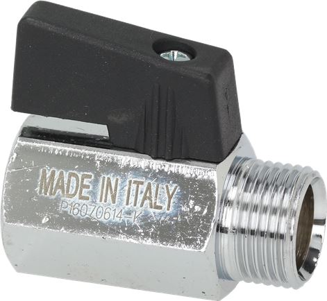 3/8 Inch Male Thread Ball Valve - 3526704 - Durable Brass Construction for Plumbing, Gas, and Water Systems