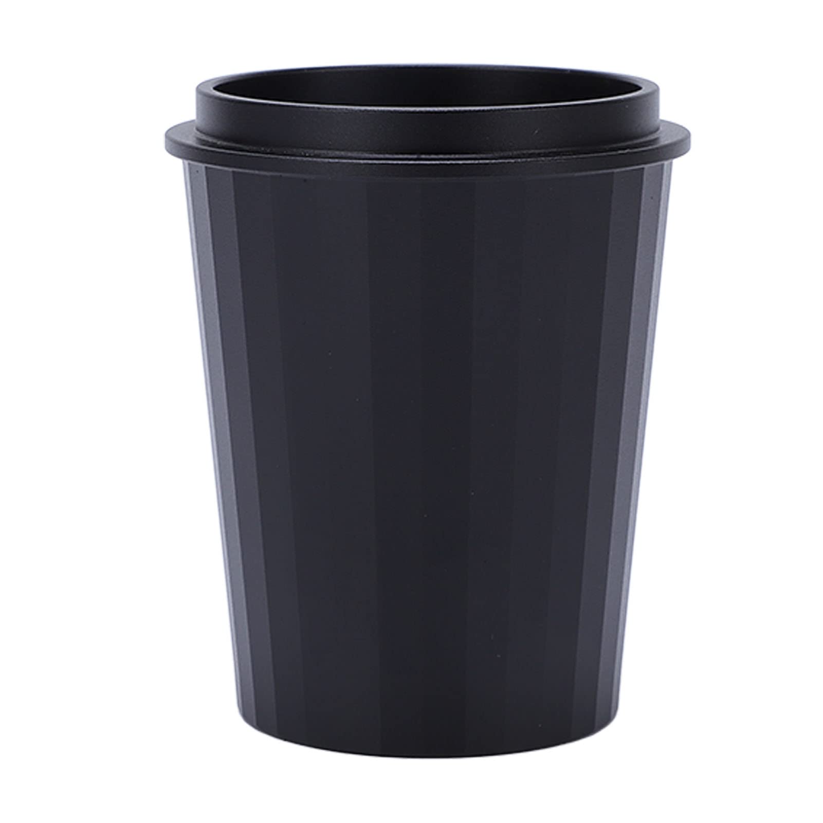 51mm Aluminum Alloy Coffee Portafilter Dosing Cup - Precision Coffee Powder Feeder for Espresso Machines & Coffee Grinders - Perfect for Home Baristas & Coffee Shops (Black)