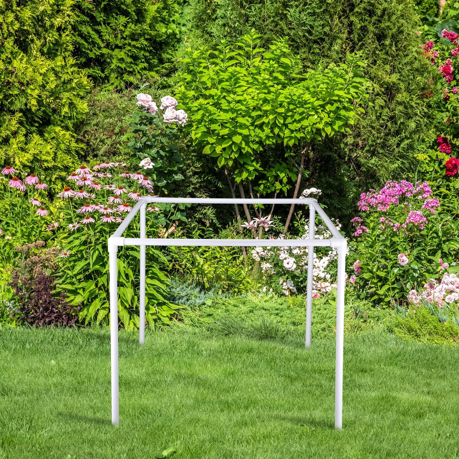 20 Pcs White PVC Pipe Sch40 Furniture Grade for DIY Projects - 1 Inch x 4 Ft - Perfect for Home, Greenhouse, Garden, Farm & Workshop Use