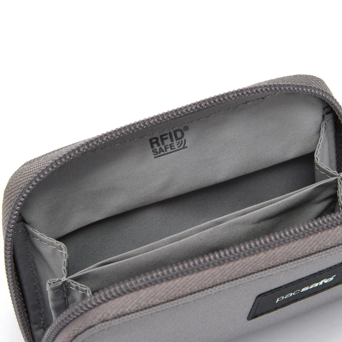 Pacsafe RFIDsafe™ RFID Blocking Card Wallet - Secure Credit Card Holder for Travel & Daily Use - Protect Against Digital Theft & Identity Fraud