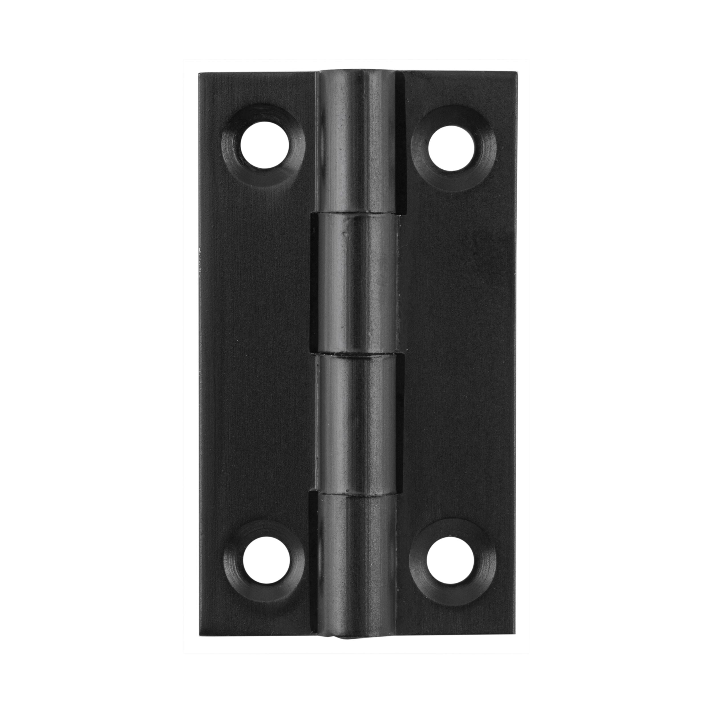 9695 Cabinet Hinge Fixed Pin Matte Black H38xW22mm - Heavy Duty Kitchen Cabinet Hardware for Smooth Door Operation | Perfect for Home Renovation & DIY Projects