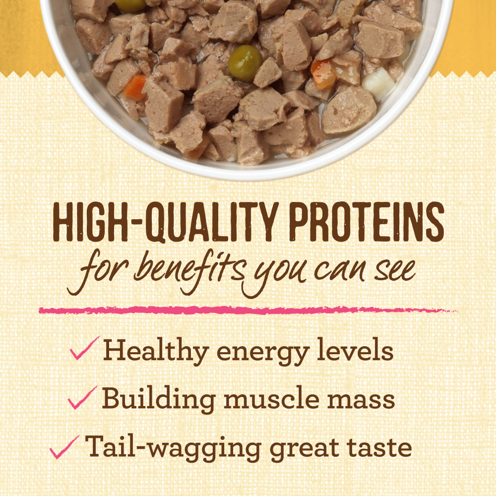 Merrick Lil' Plates Grain-Free Small Breed Canned Dog Food - Adult Petite Pot Pie Recipe | Perfect for Picky Eaters & Senior Dogs