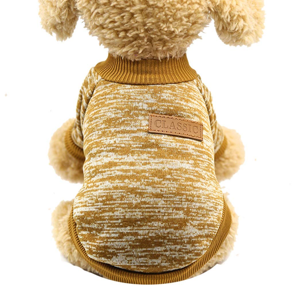 HIRIRI Fall Winter Dog Shirts - Cute Cotton Puppy Sweatshirt & Vest, Soft Pet Pullover for Small Dogs - Cozy Outfit for Daily Walks, Outdoor Adventures & Photo Shoots