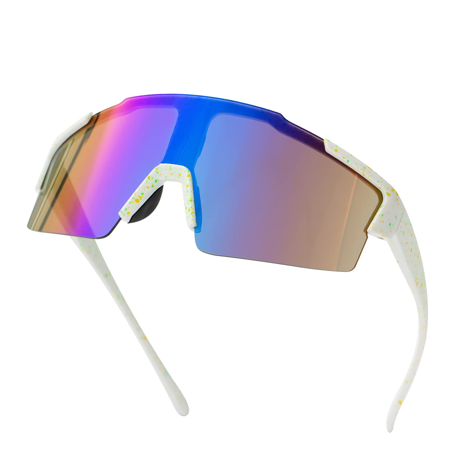 Polarized Sports Sunglasses for Men & Women - UV Protection Cycling Running Golf Baseball Fishing Glasses - Perfect for Outdoor Activities & Sports