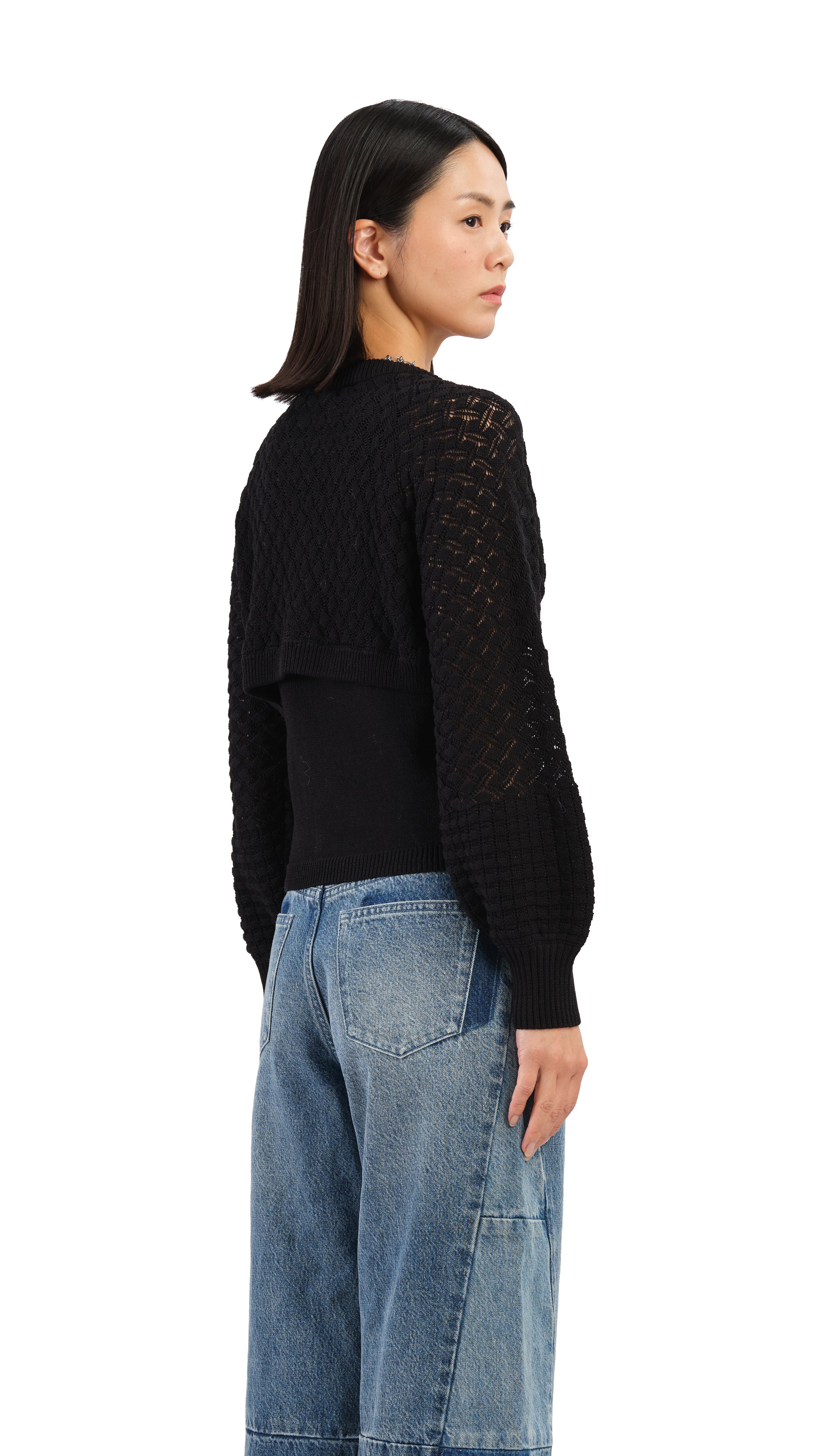 2 in 1 Women's Sweater - Convertible Cardigan & Pullover - Cozy Knit Top for Fall & Winter - Perfect for Office, Dates & Casual Outings