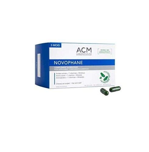 ACM Laboratoire NOVOPHANE 180 Capsules - Nail & Hair Growth Supplement with Reinforced Formula for Stronger Hair & Nails | Hair Treatment & Beauty Care for Women & Men | Daily Vitamin Support for Healthy Hair Growth