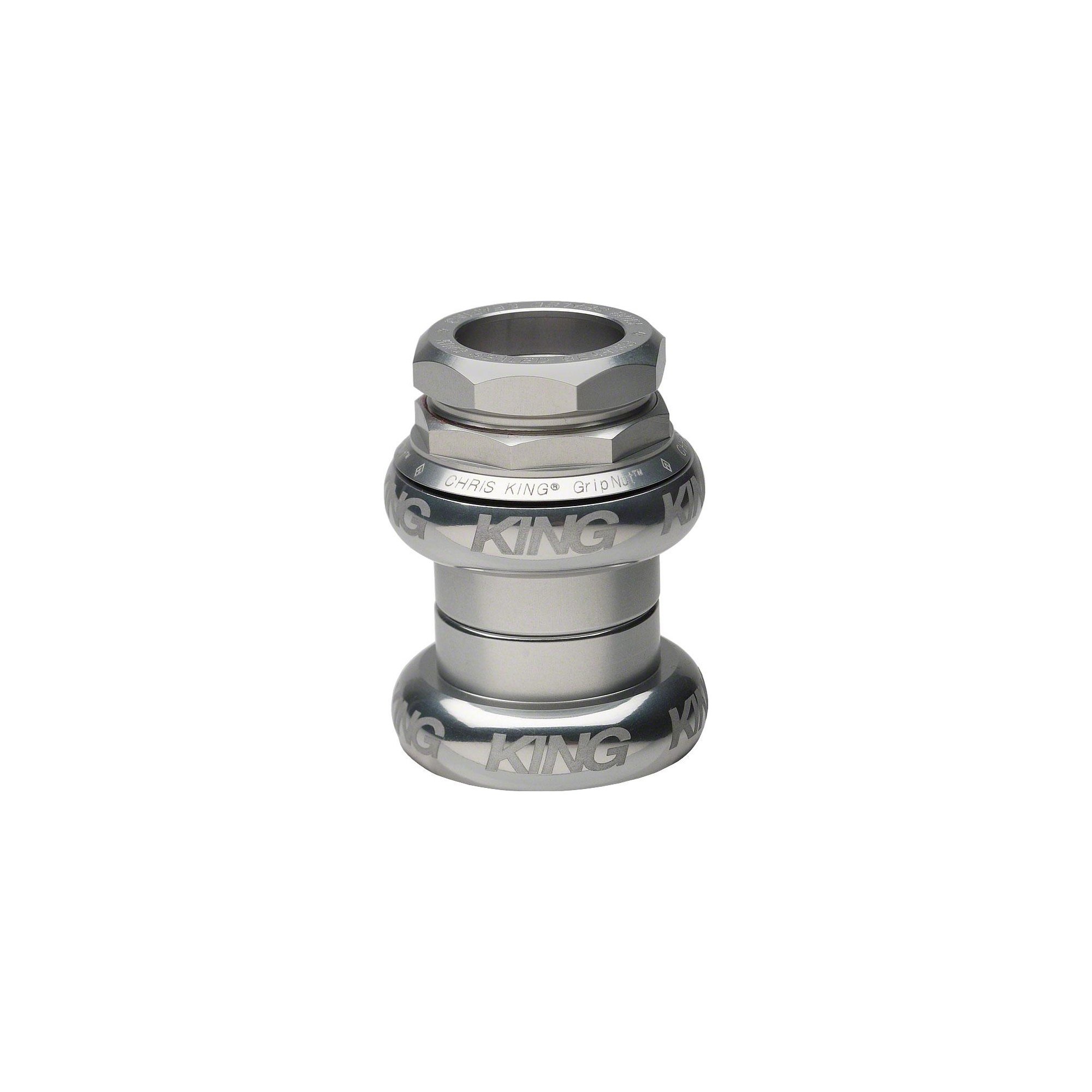 GripNut 1-Inch Silver Sotto Voce Headset - Durable Metal Headphone for DJ, Studio & Professional Audio Use