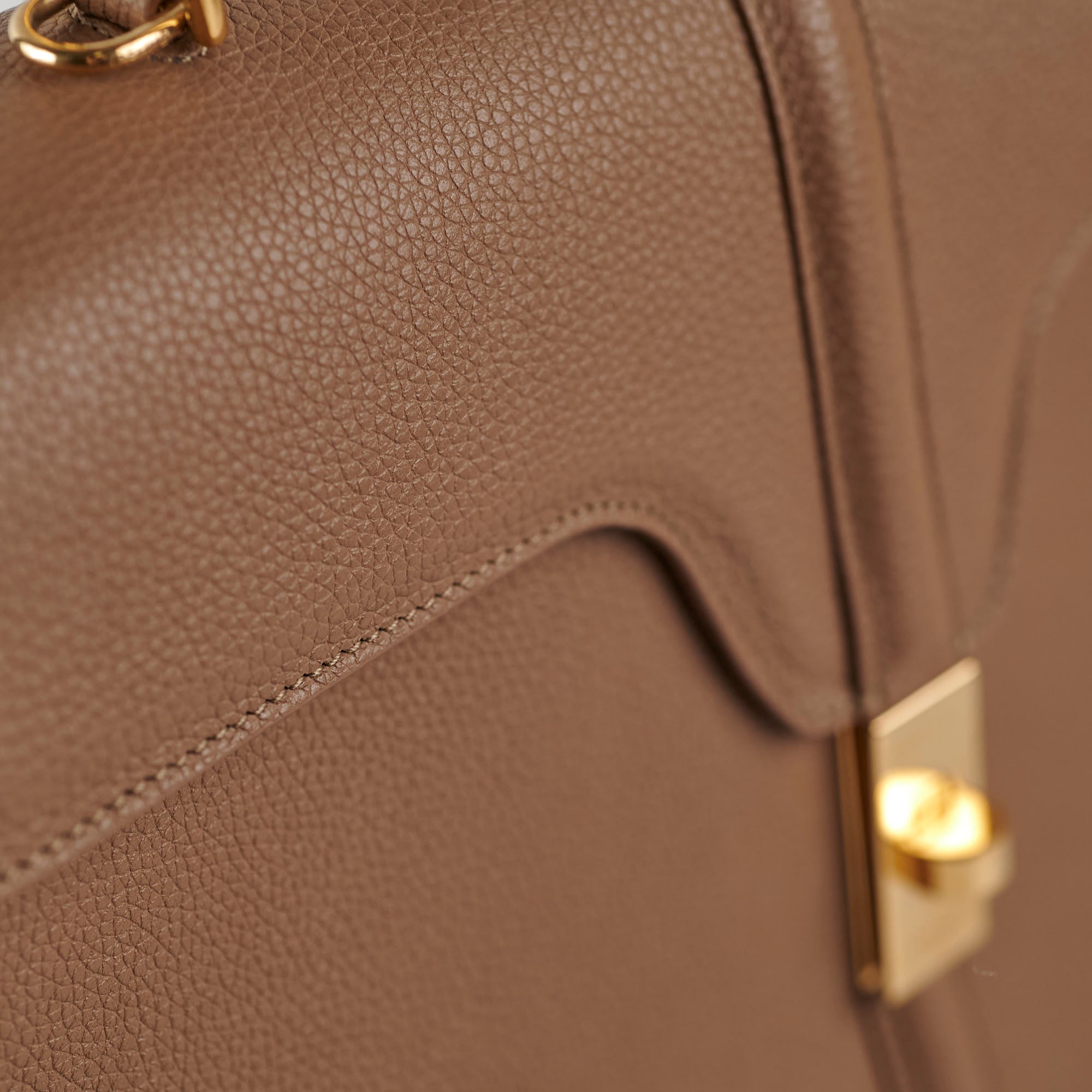 Celine 16 Medium Classic Taupe Handbag - Luxury Leather Shoulder Bag for Women | Perfect for Work, Travel & Everyday Use