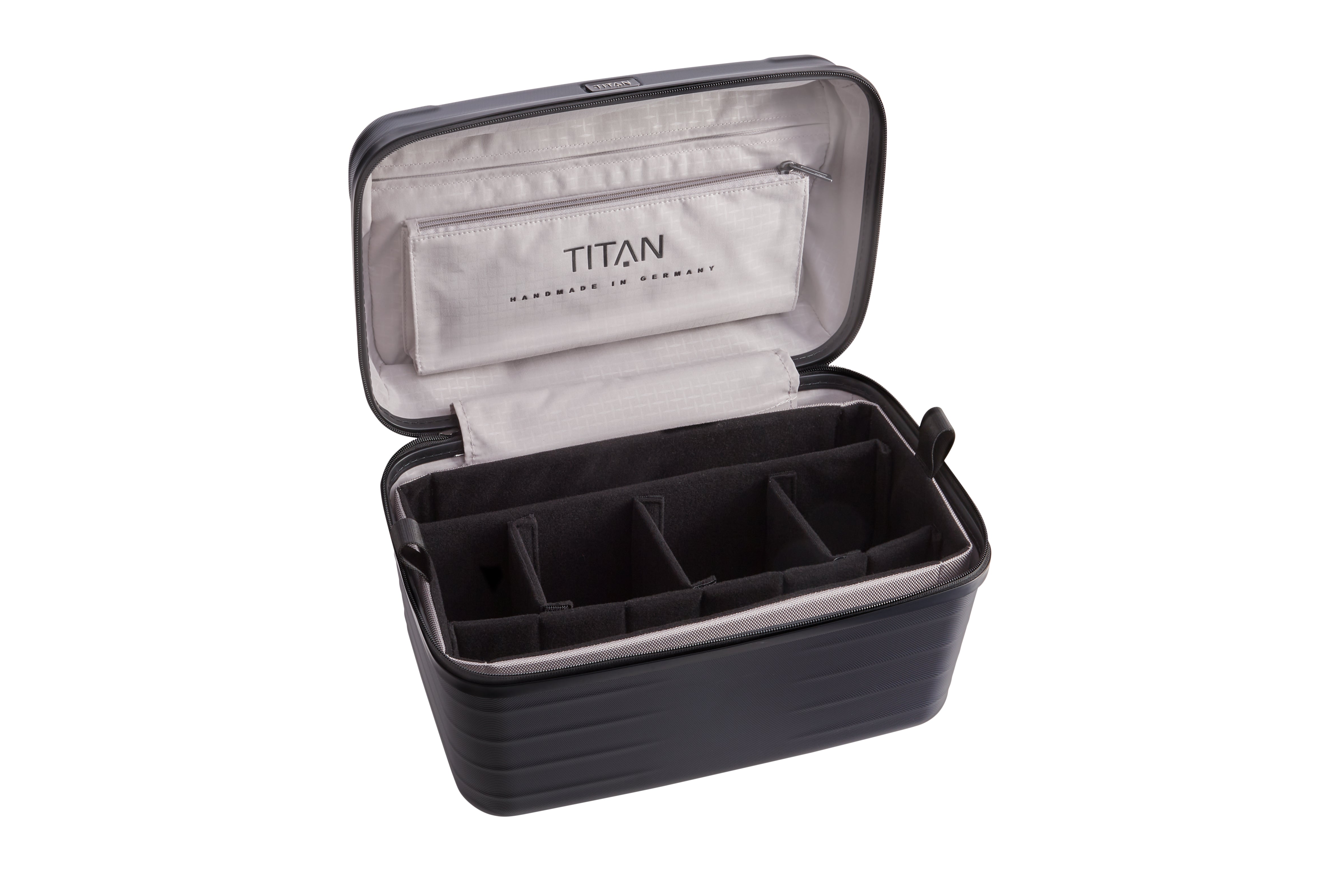 Titan LITRON Professional Makeup Case - Portable Cosmetic Organizer for Travel, Home & Salon Use | Waterproof Beauty Storage Box with Mirror for Makeup Brushes & Cosmetics