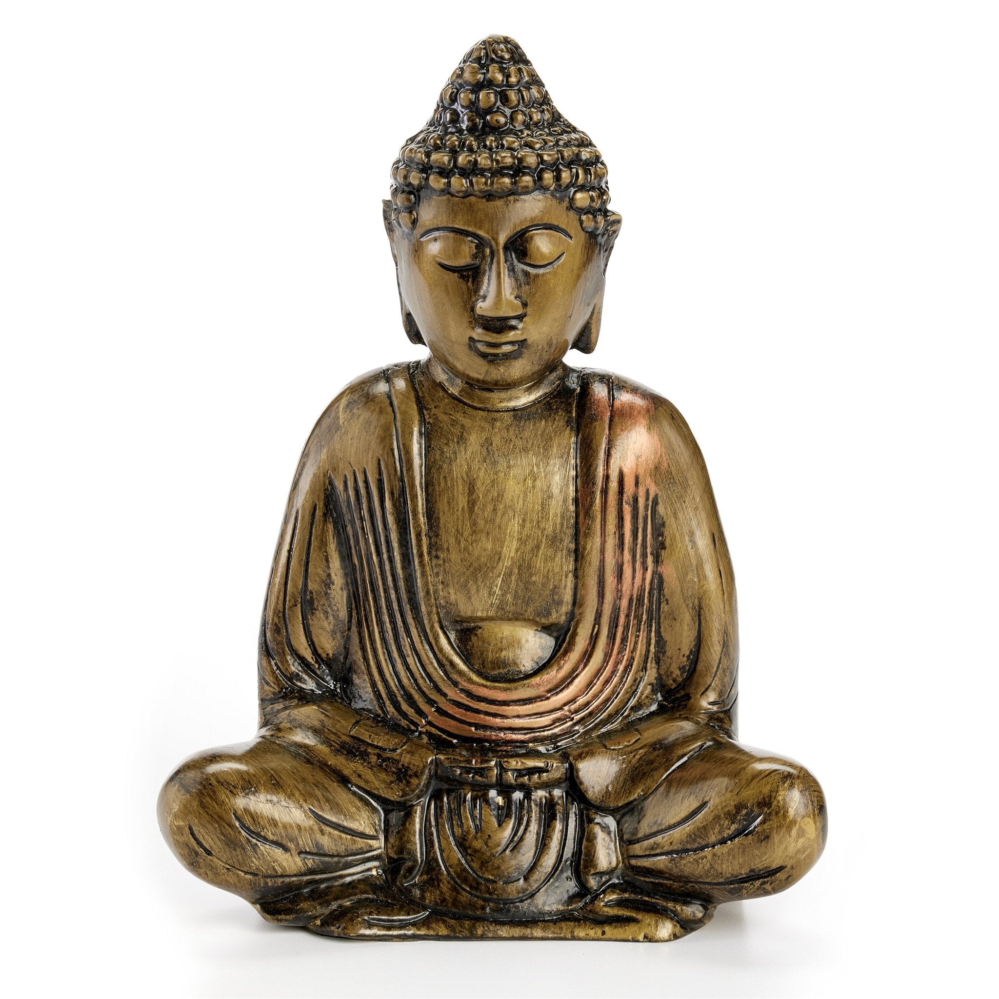 Handcrafted Meditating Buddha Statue - Serene Home Decor for Yoga, Meditation & Zen Spaces - Perfect for Living Room, Office & Garden
