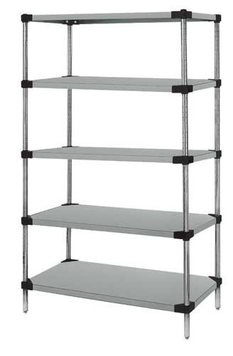 5-Shelf Heavy Duty Galvanized Steel Storage Rack - 24