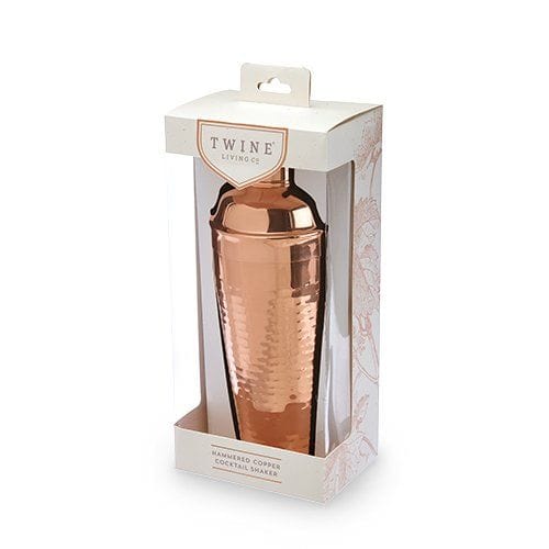 Premium Copper Cocktail Shaker Set - 18/8 Stainless Steel Mixing Cup & Strainer - Professional Bar Tools for Margaritas, Martinis & Whiskey Sours - Perfect for Home Bars, Parties & Mixology Enthusiasts