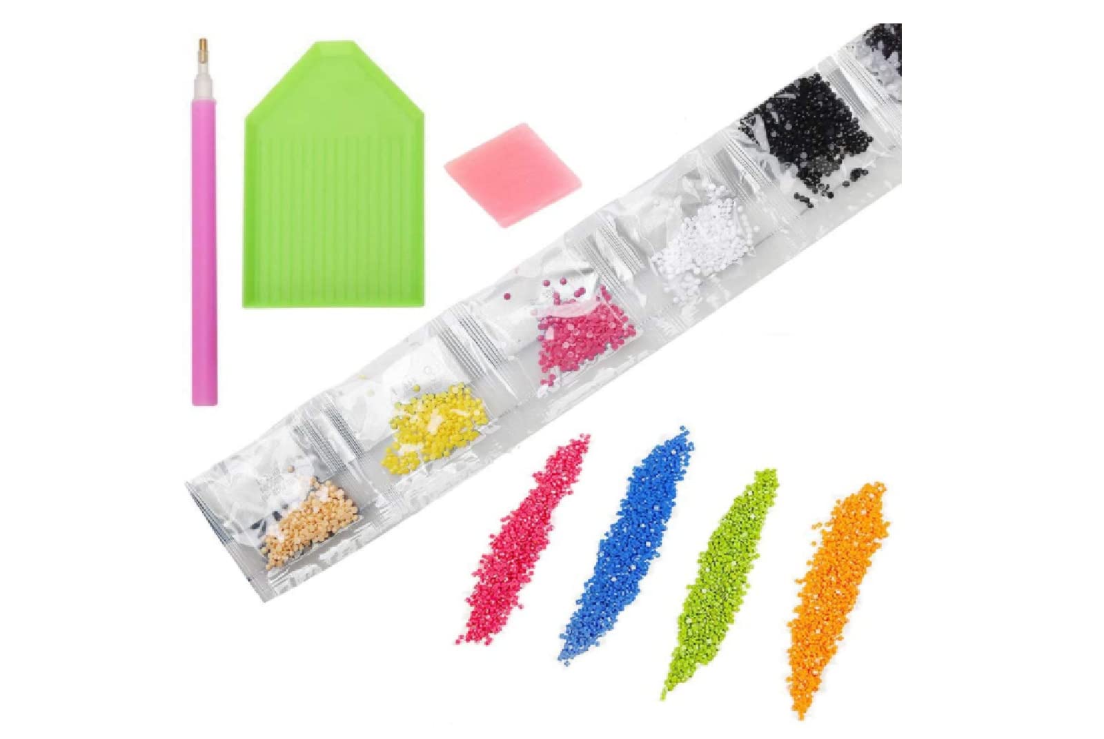 5D DIY Diamond Painting Kit for Kids & Adults - Angel Keyring & Pendant Art with Full Accessories | Perfect for Purse, Backpack, Handbag & Gift Giving