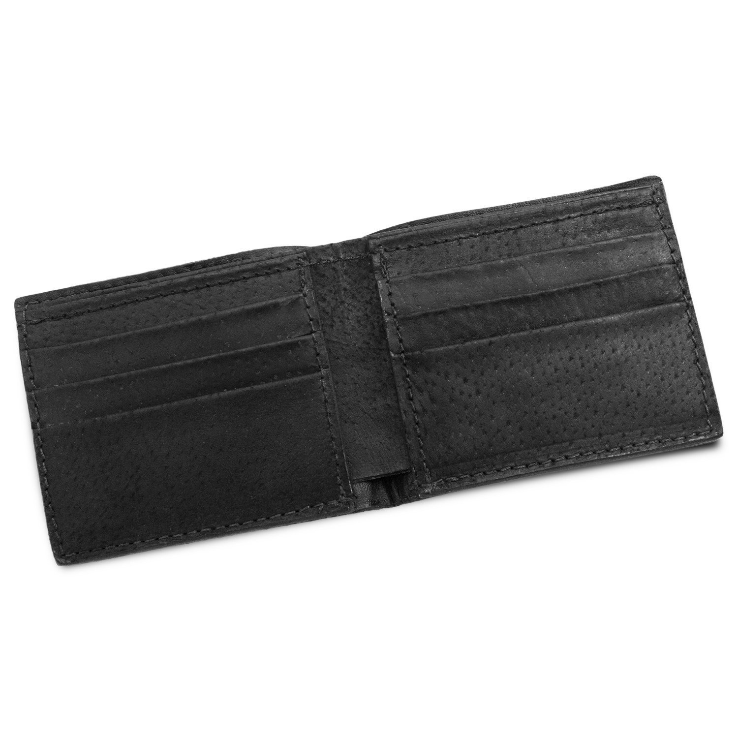 Genuine Ostrich Skin Leather Bifold Wallet - Handmade Men's Luxury Wallet for Everyday Carry & Gift Giving