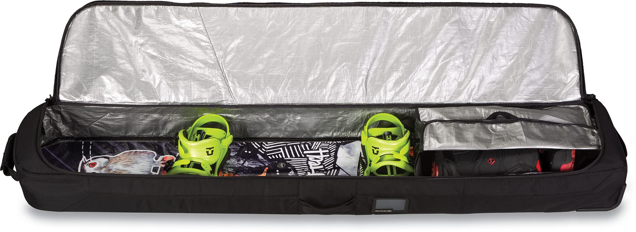 Dakine Low Roller Snowboard Bag - Waterproof & Durable Travel Bag for Snowboards - Perfect for Air Travel, Mountain Trips & Snowboarding Adventures