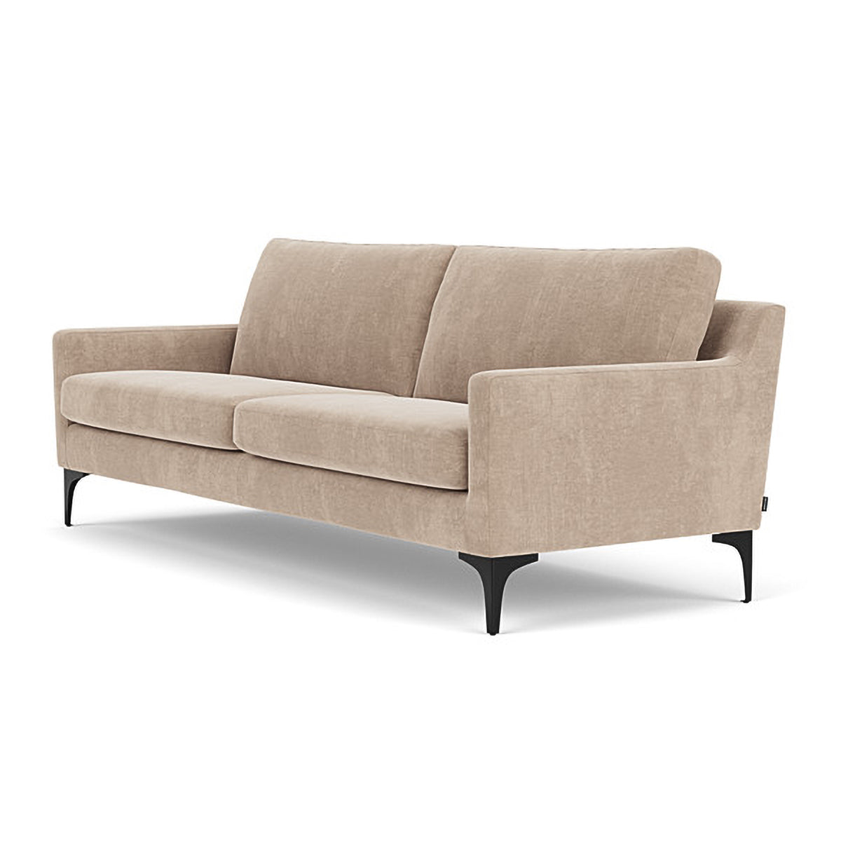 Astha Fabric 3-Seater Sofa - Modern Living Room Furniture for Small Spaces | Comfortable Couch for Apartments, Dorm Rooms & Cozy Homes