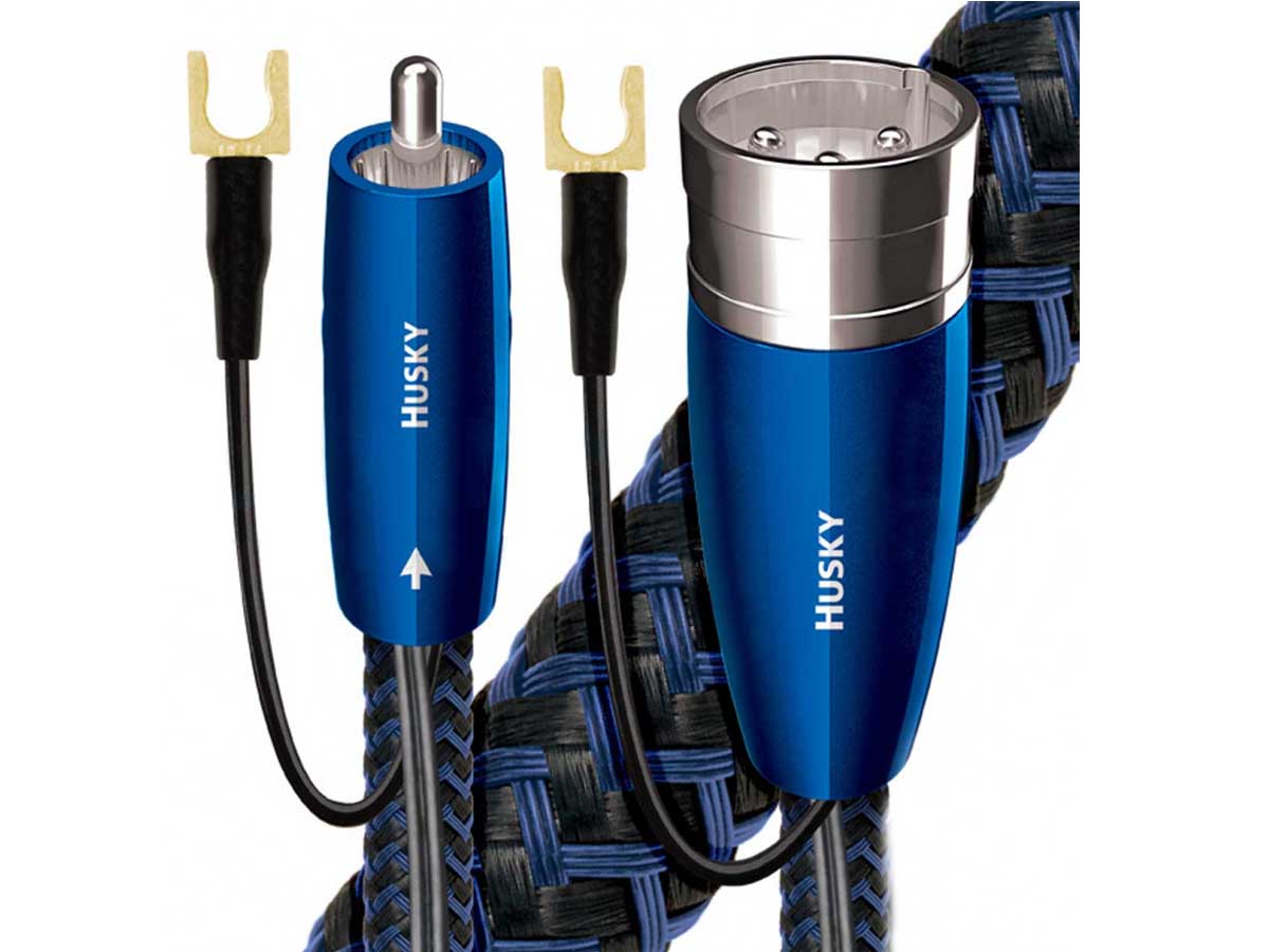 Audioquest Husky XLR Subwoofer Cable - High-Performance Audio Cable for Home Theater & Studio Sound Systems | Perfect for Deep Bass & Enhanced Audio Clarity