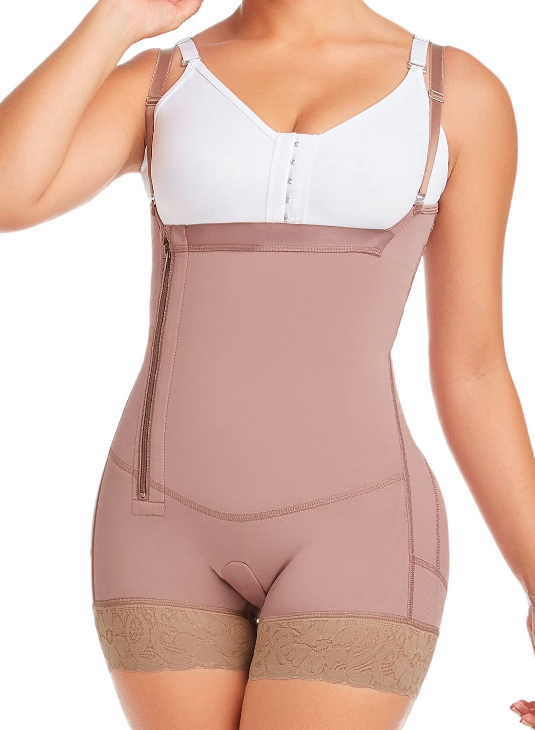 DELIÉ by Fajas DPrada 09046 Colombian Postpartum Girdle - Full Body Shaper for Women | Post-Surgery Recovery & Slimming Shapewear for Maternity & Everyday Wear