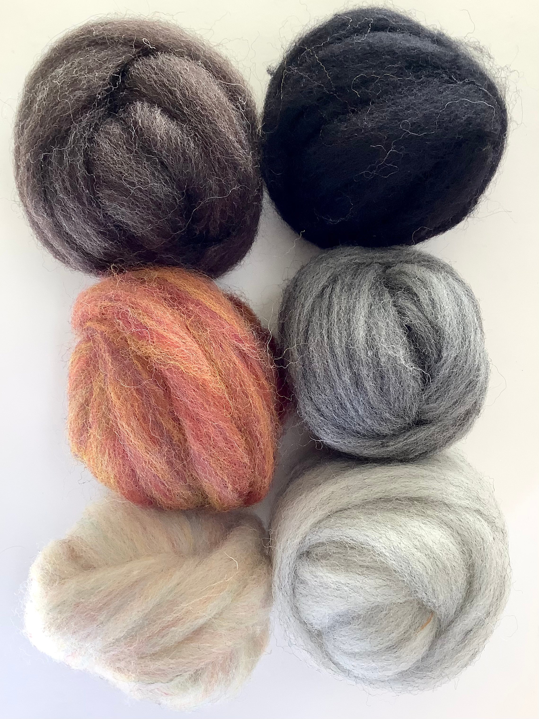 Rainbow Roving Kit for DIY Yarn Spinning & Fiber Art - Perfect for Knitting, Crochet, and Handmade Crafts